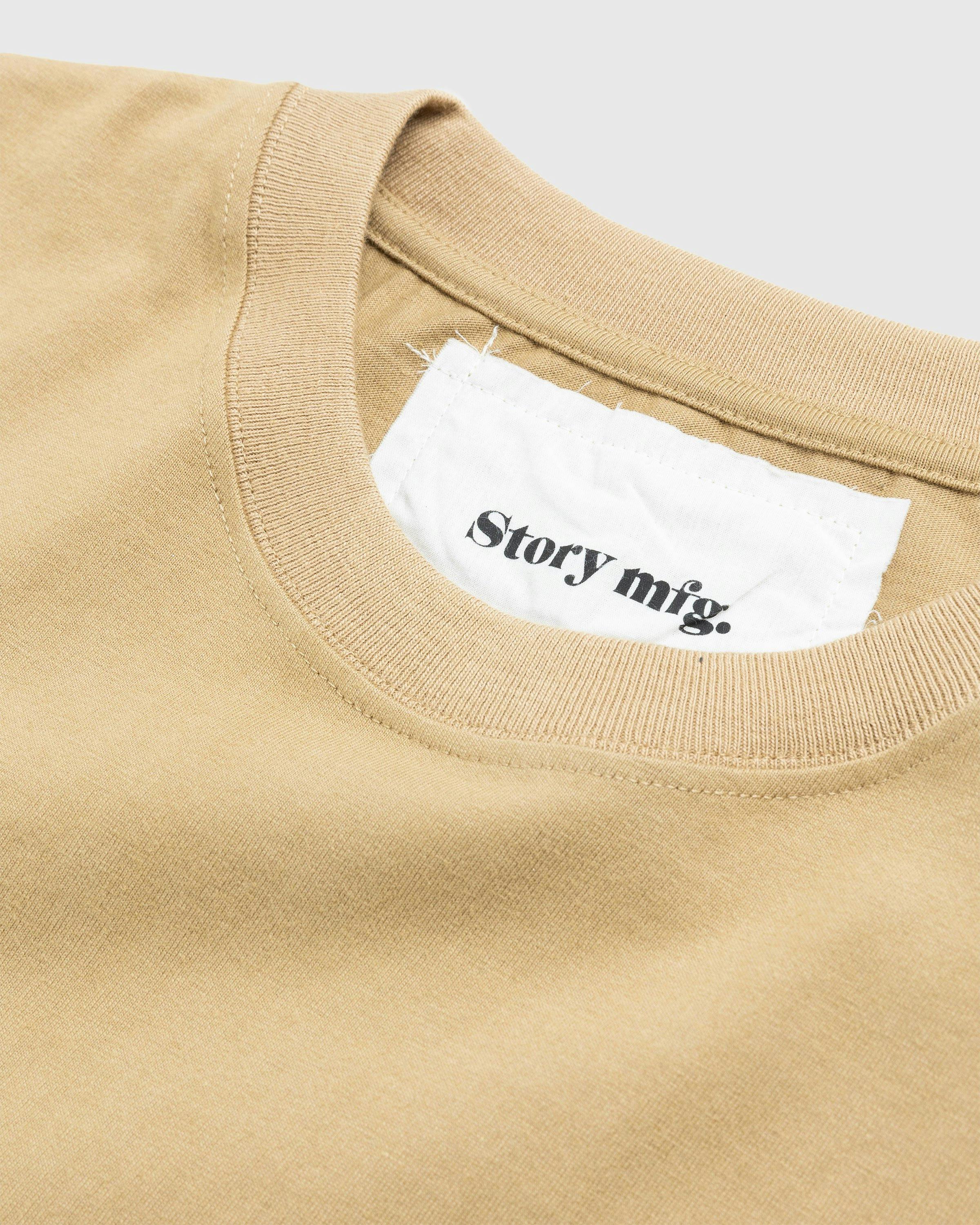 Story mfg. - Grateful Tee Ecru Inside Outside Time - Clothing - Beige - Image 5