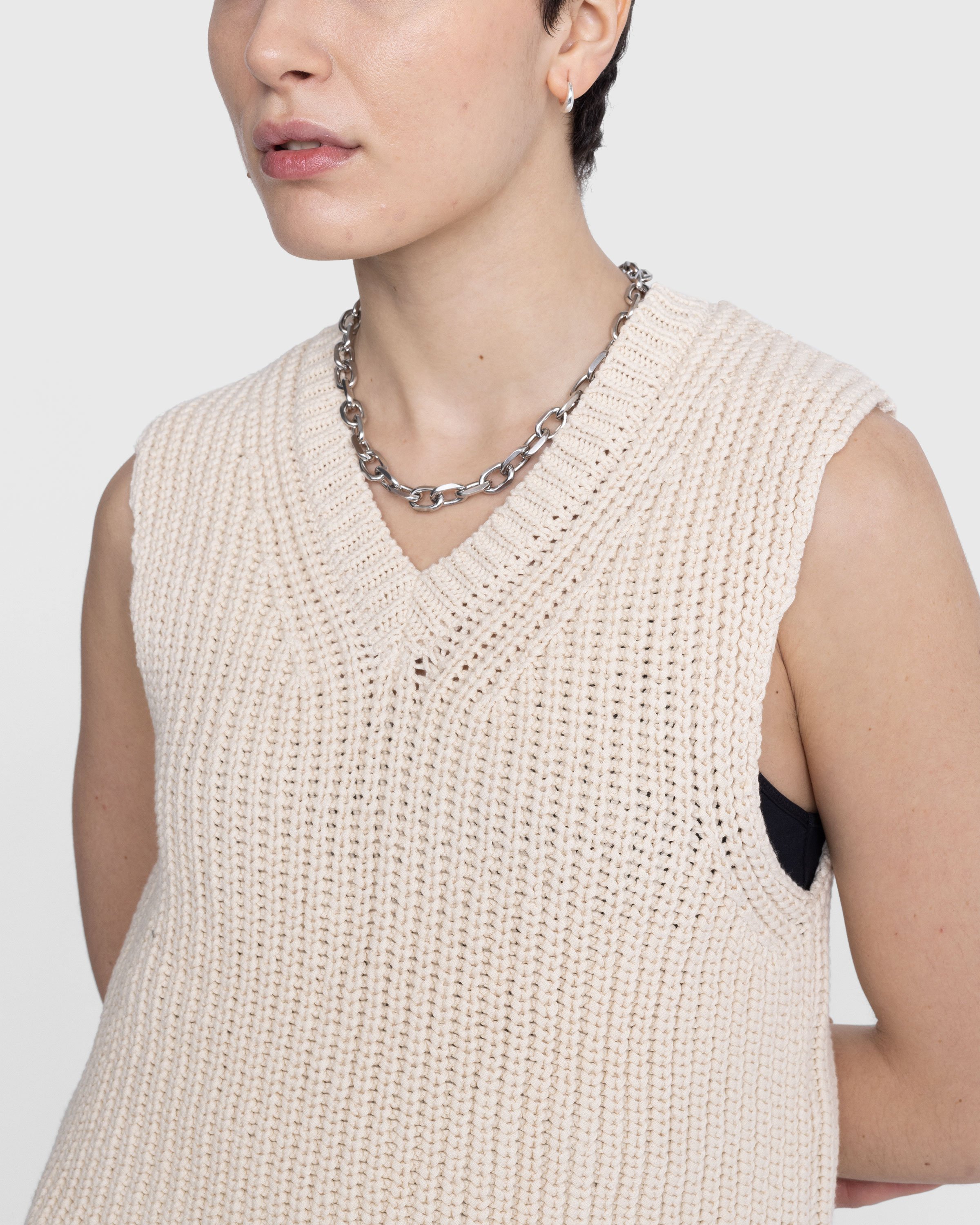 Our Legacy - Intact Vest Raw White Chunky Cotton Rib - Clothing - White - Image 5