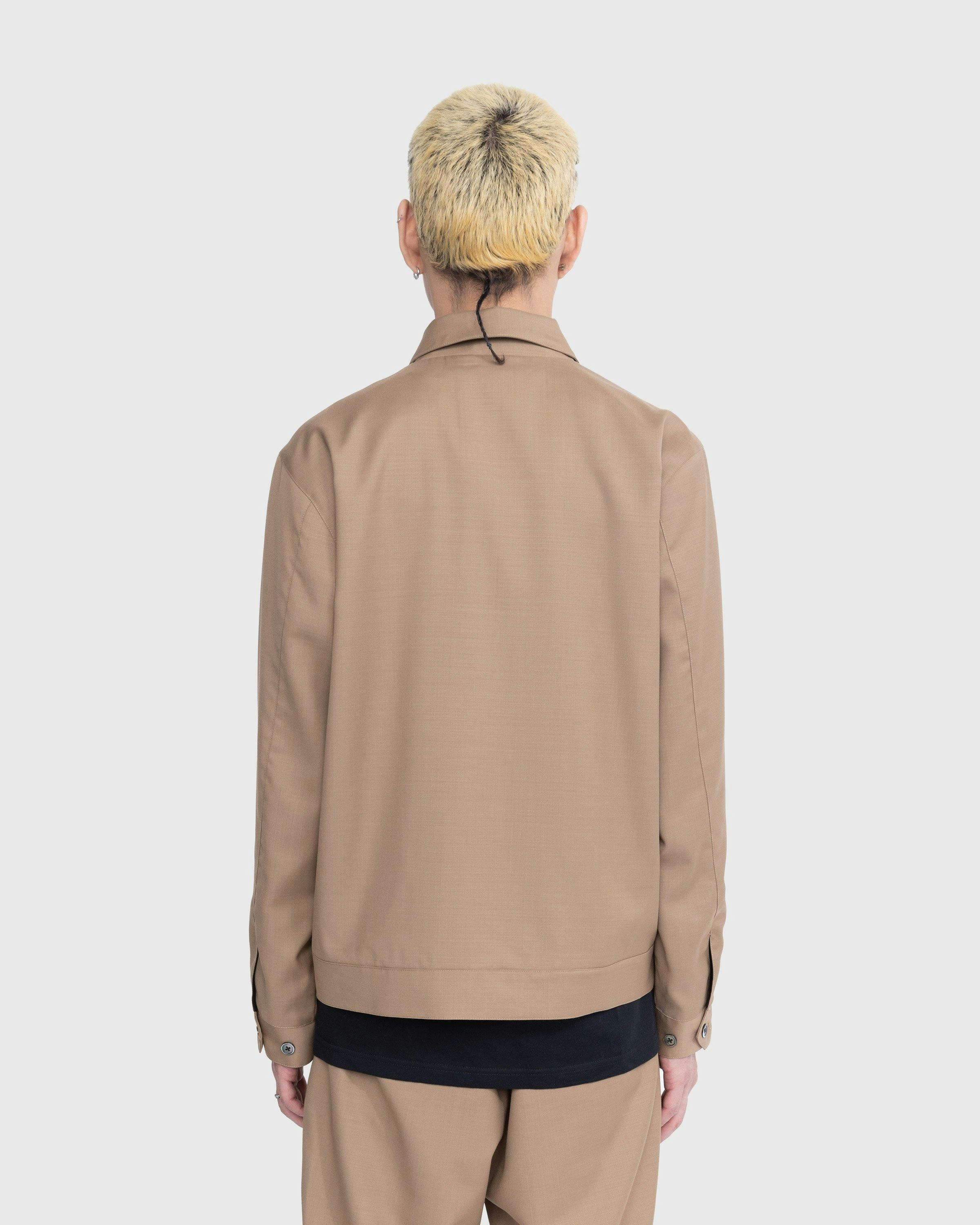 Highsnobiety - Tropical Wool Zip Jacket Sand - Clothing - Beige - Image 6