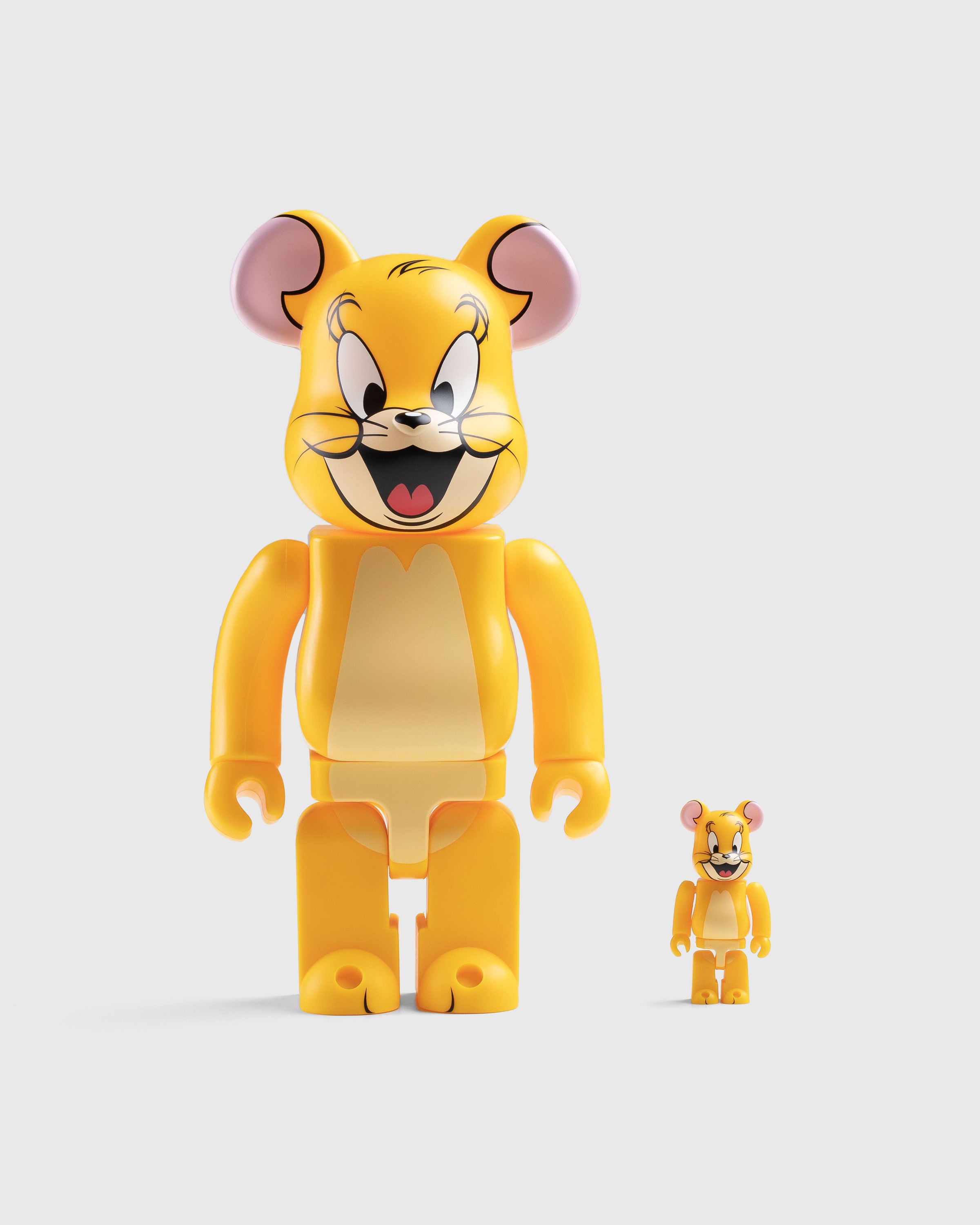 Medicom - BE@RBRICK TOM & JERRY JERRY (Classic Color) 100% & 400% Yellow - Lifestyle - Yellow - Image 1