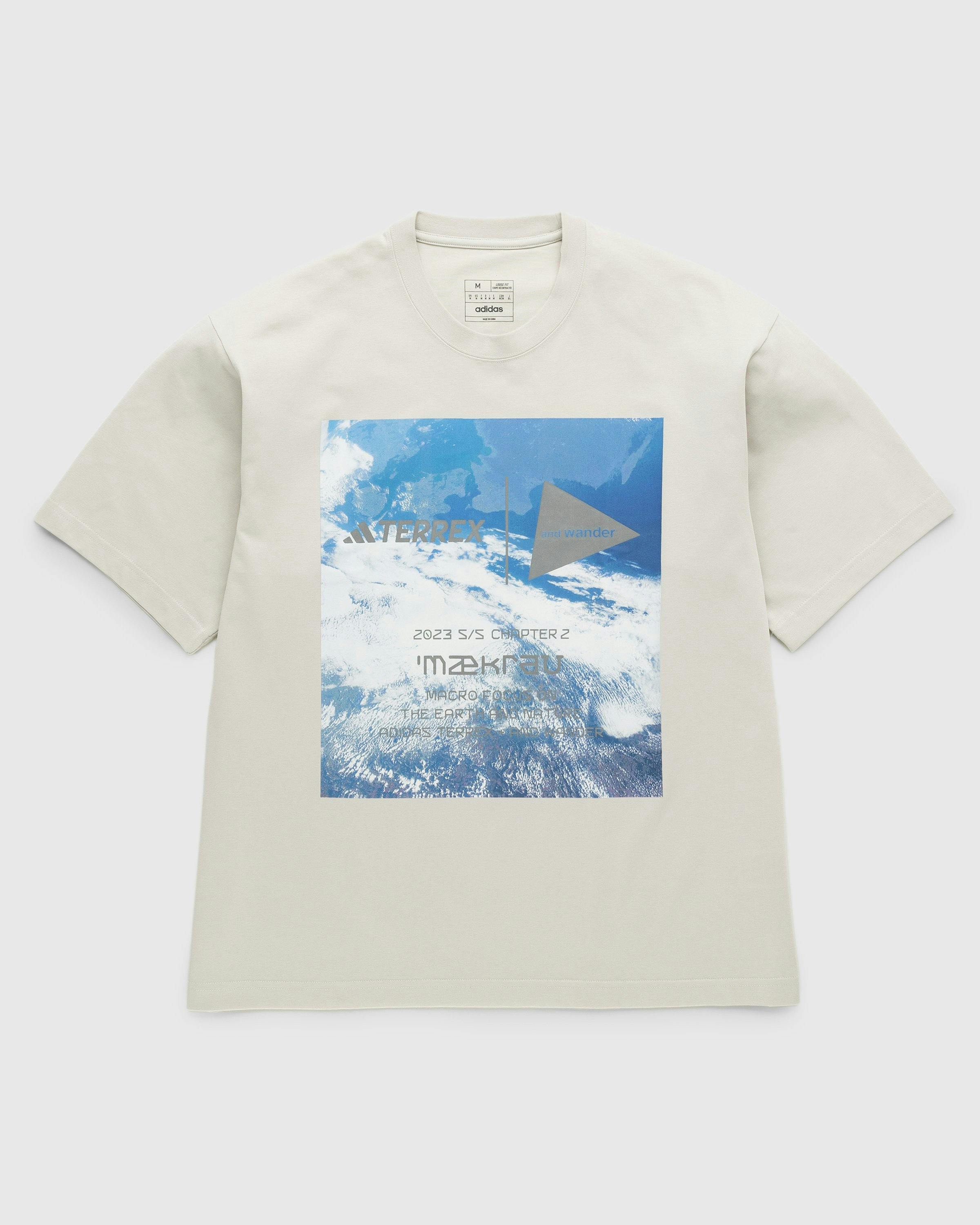 adidas Terrex x And Wander - AWD Graphic T-Shirt Alumina - Clothing - Grey - Image 1