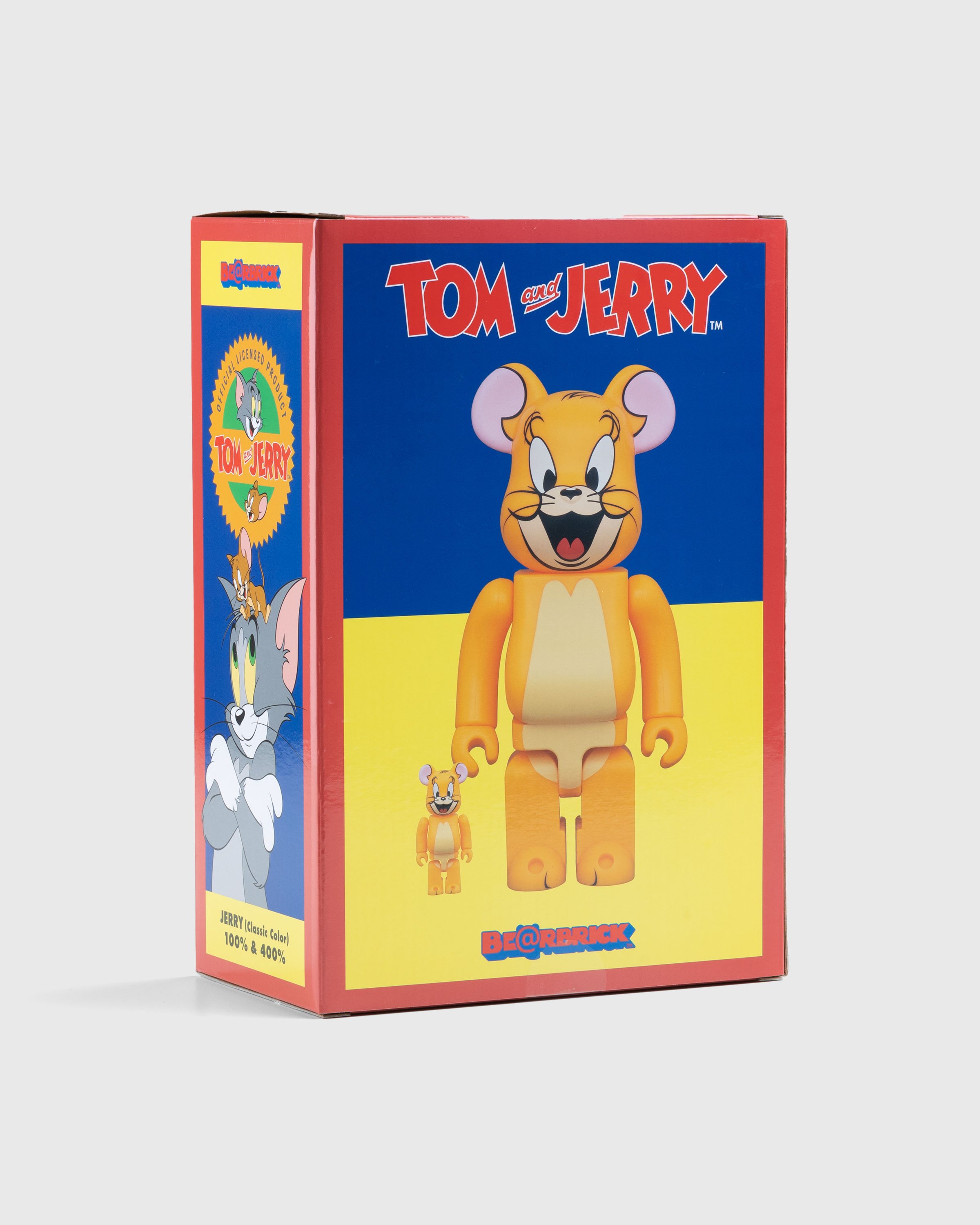 Medicom - BE@RBRICK TOM & JERRY JERRY (Classic Color) 100% & 400% Yellow - Lifestyle - Yellow - Image 4