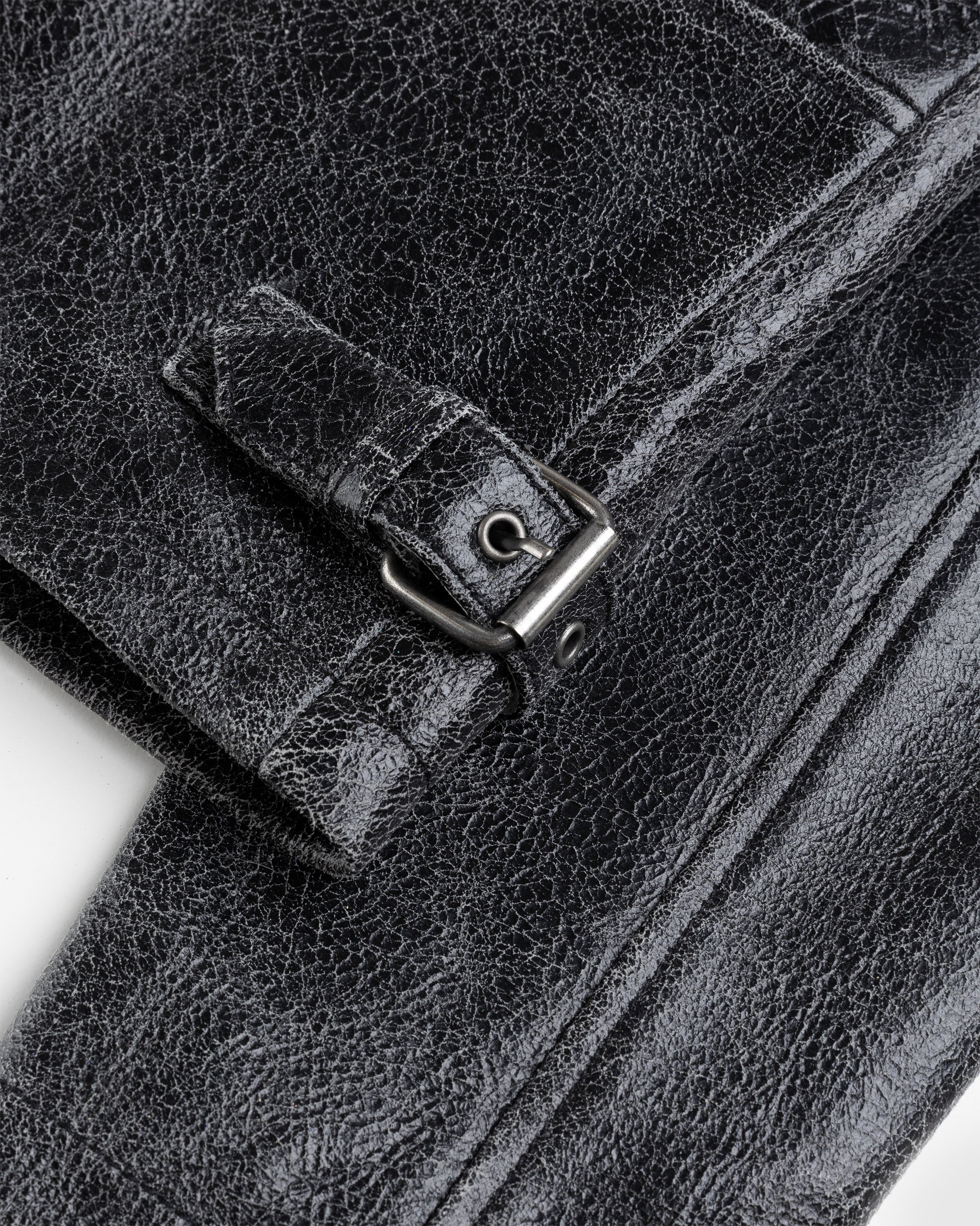Guess USA - Crackle Leather Jacket Black - Clothing - Black - Image 6