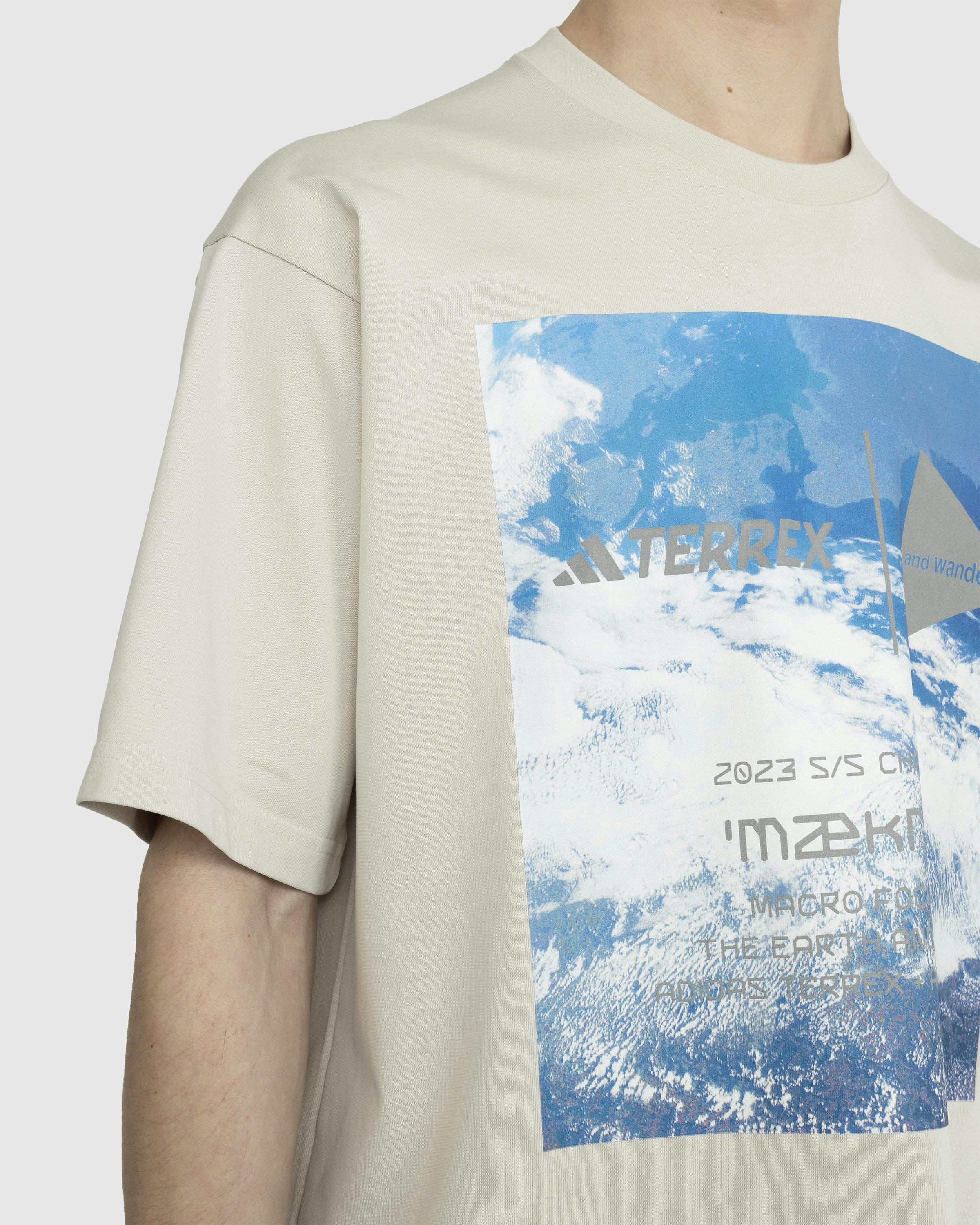 adidas Terrex x And Wander - AWD Graphic T-Shirt Alumina - Clothing - Grey - Image 6