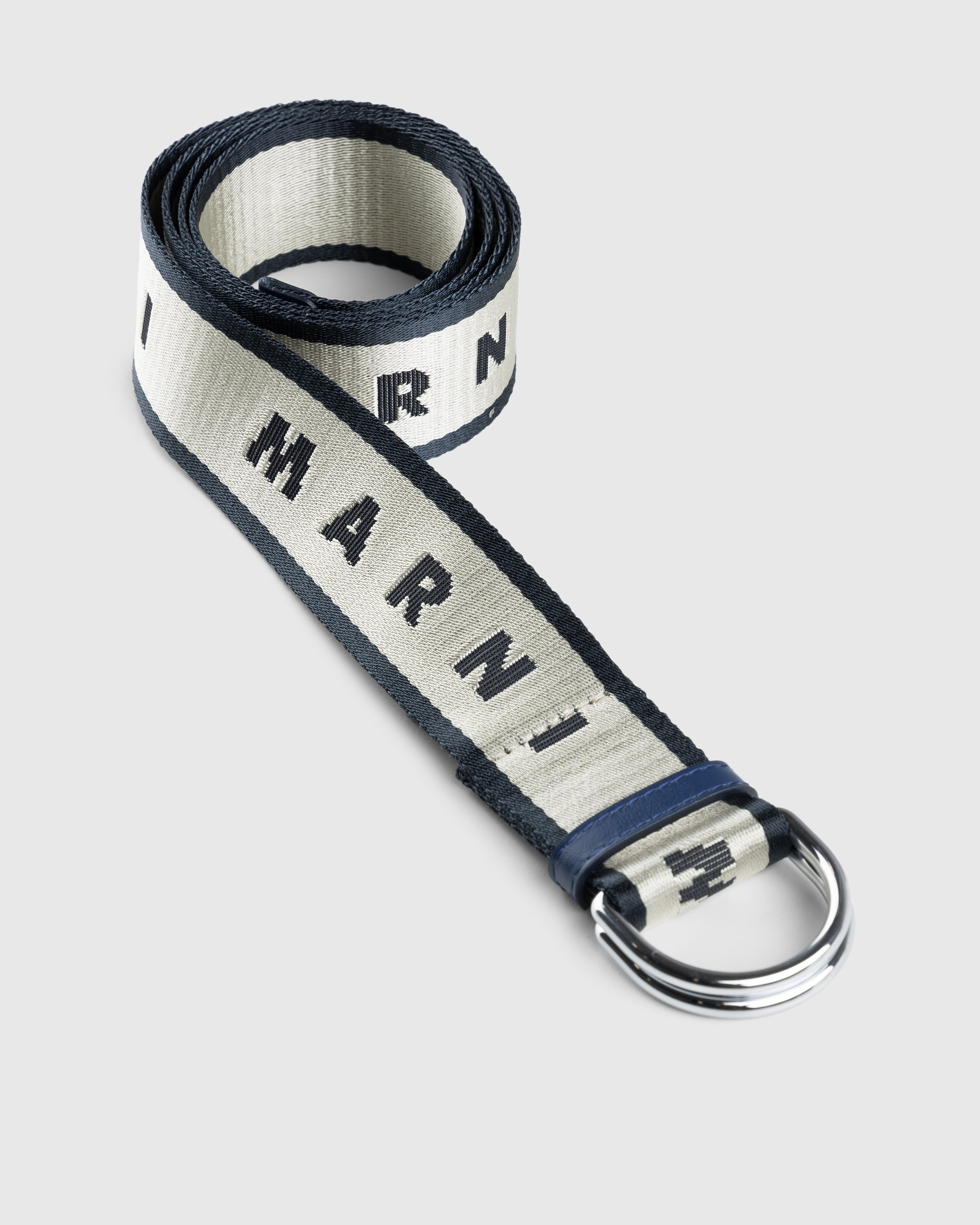 Marni - Logo Slider Belt Blue - Accessories - Blue - Image 2
