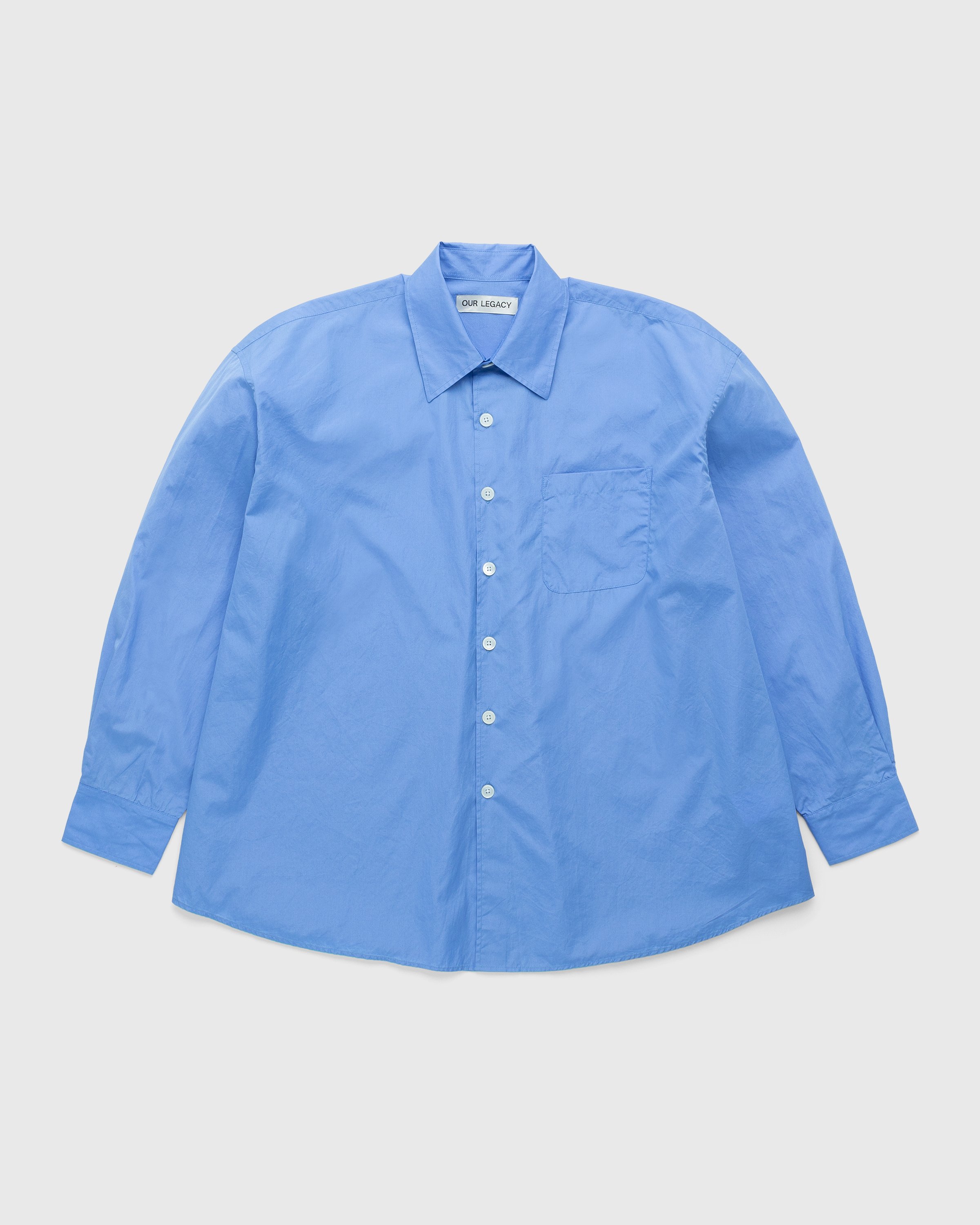 Our Legacy - Borrowed Shirt Blue - Clothing - Blue - Image 1