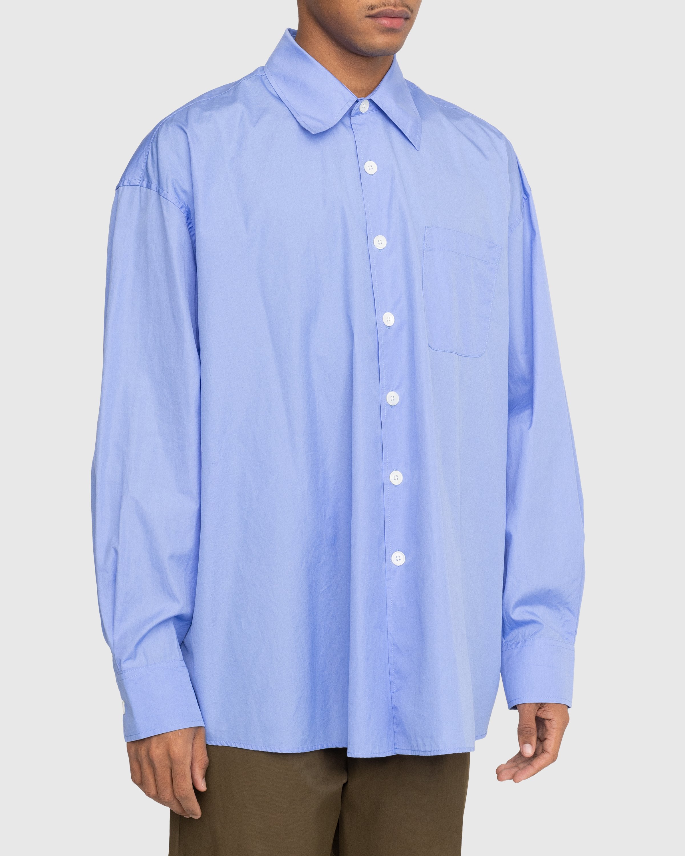 Our Legacy - Borrowed Shirt Blue - Clothing - Blue - Image 3