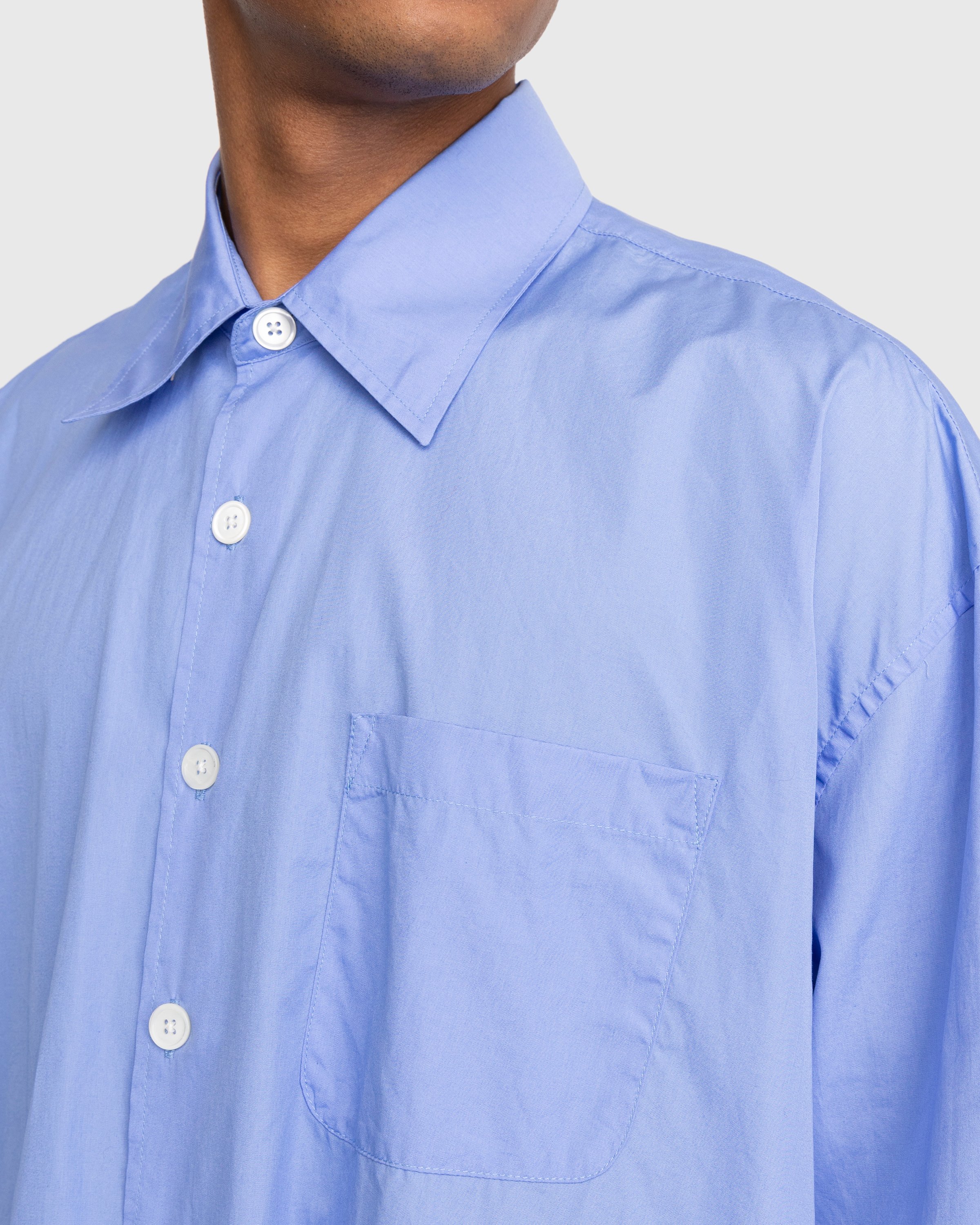 Our Legacy - Borrowed Shirt Blue - Clothing - Blue - Image 5