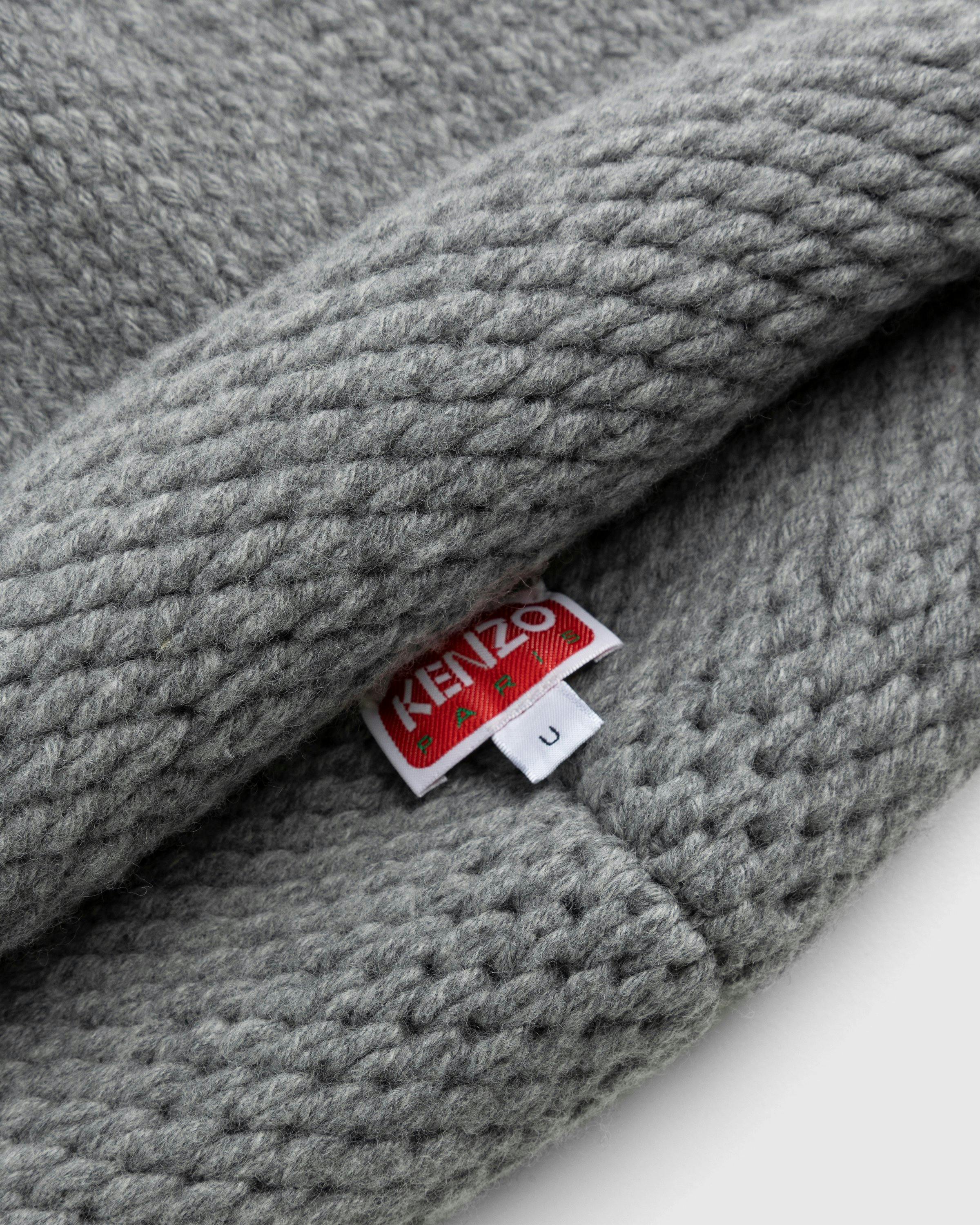 Kenzo - Wool Beanie Middle Grey - Accessories - Grey - Image 4