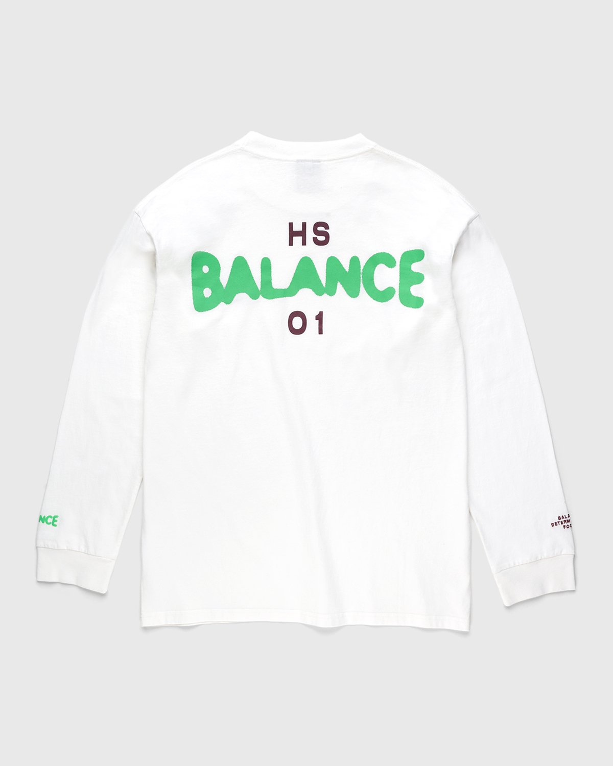 Highsnobiety - HS Sports Balance Longsleeve White - Clothing - White - Image 1