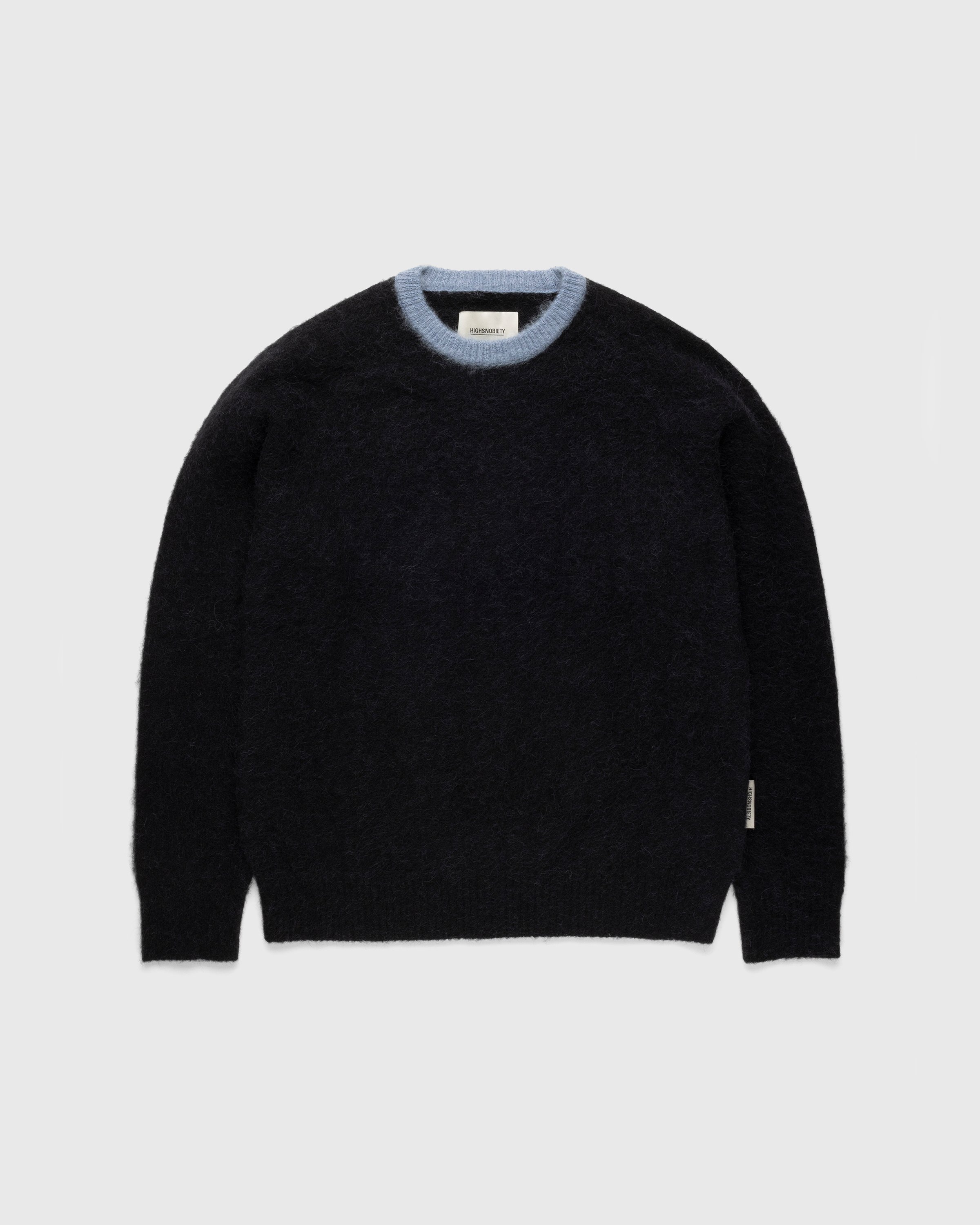 Highsnobiety - Alpaca Sweater Black Kids - Clothing - Black - Image 1