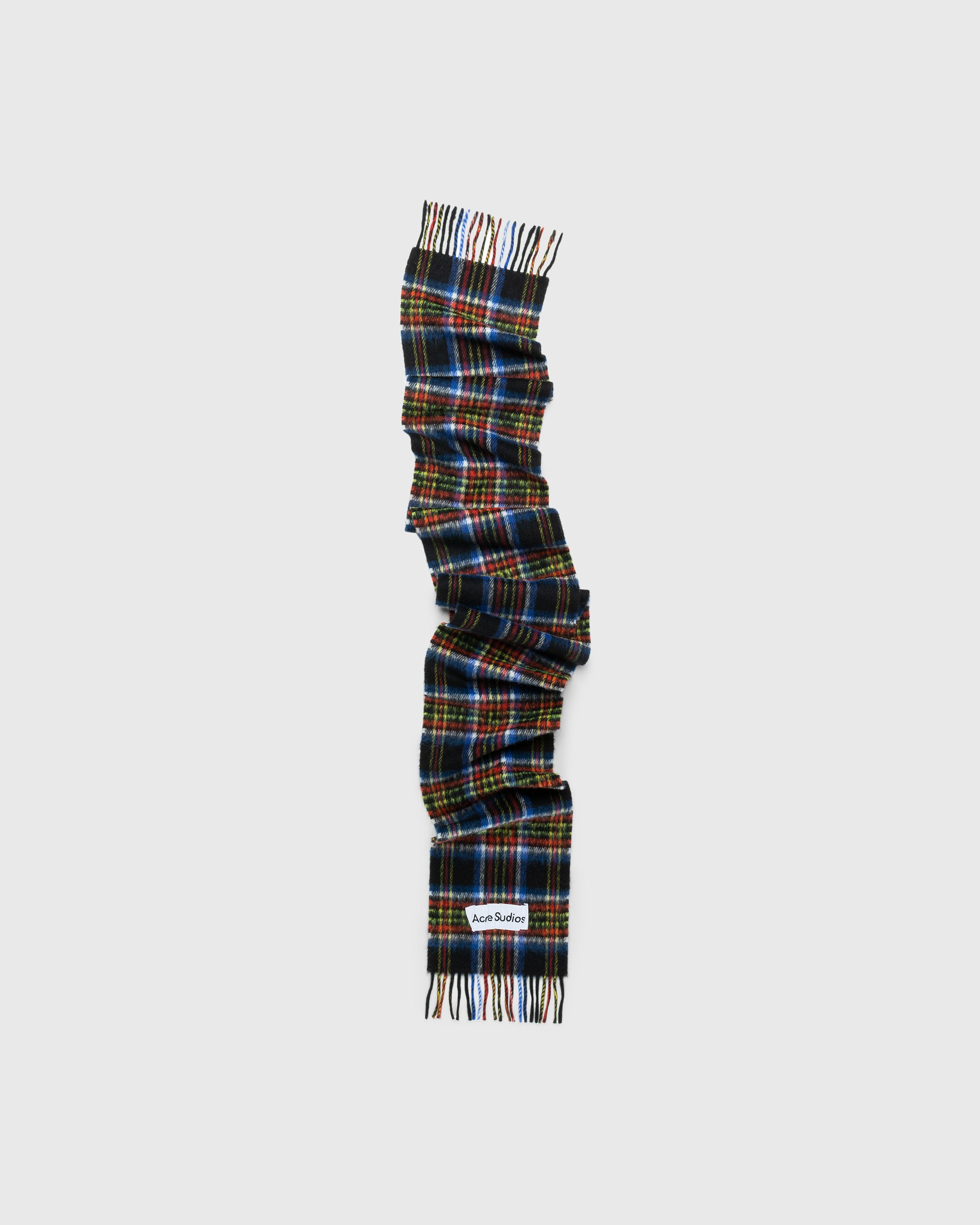 Acne Studios - Tartan Wool Blend Scarf Multi - Accessories - Multi - Image 1
