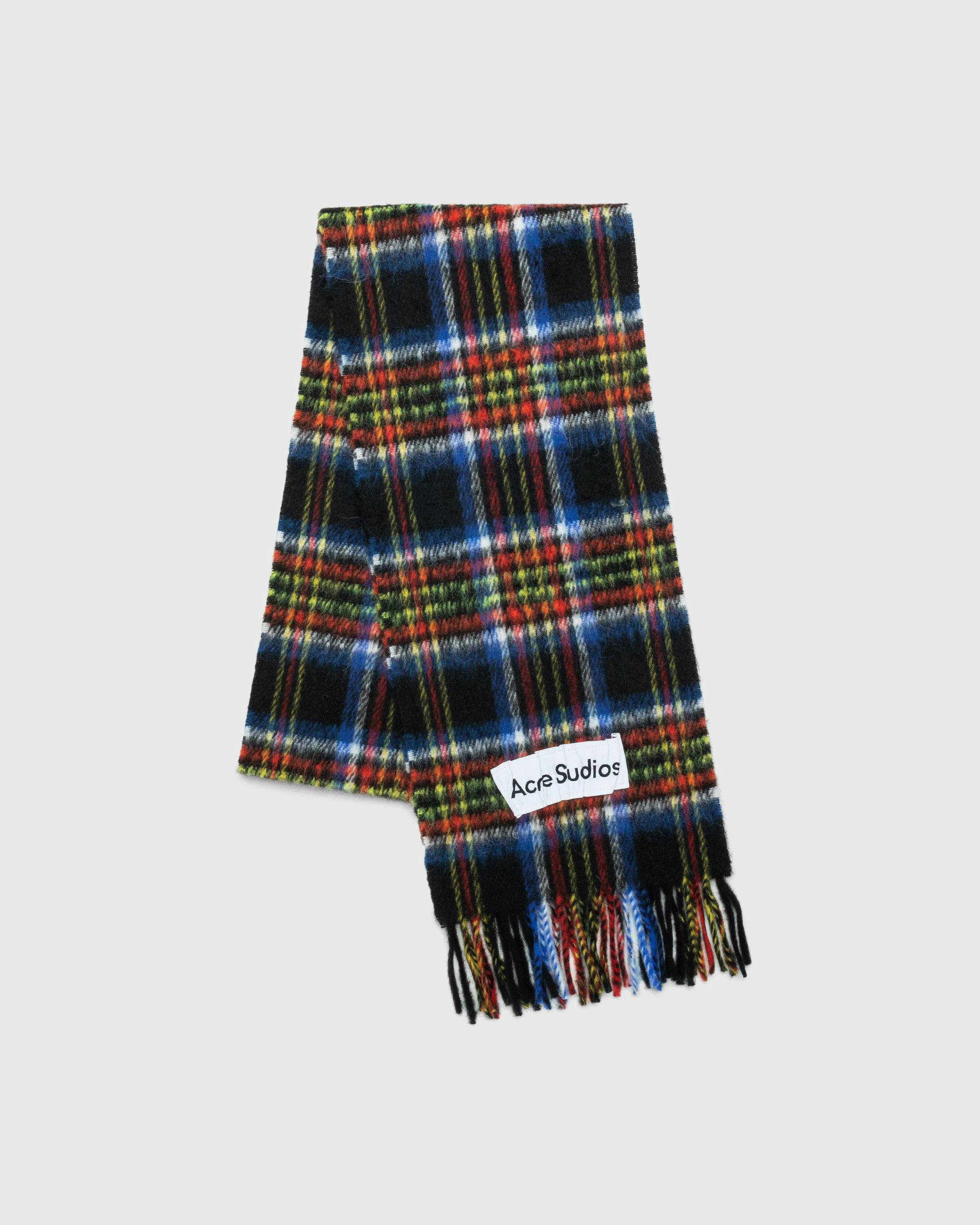 Acne Studios - Tartan Wool Blend Scarf Multi - Accessories - Multi - Image 2