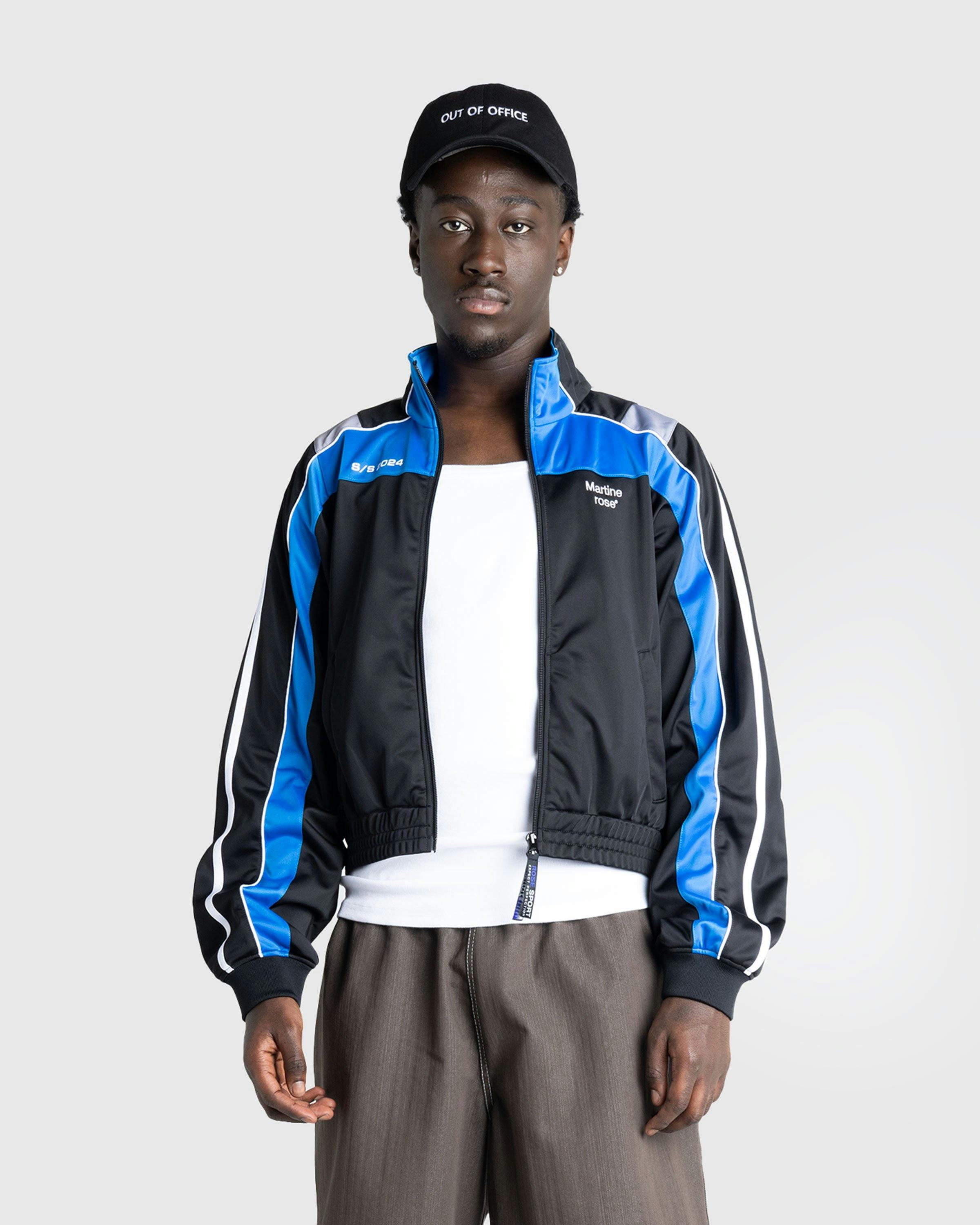 Martine Rose - Shrunken Track Jacket Black / Blue / Grey - Clothing - Black - Image 2