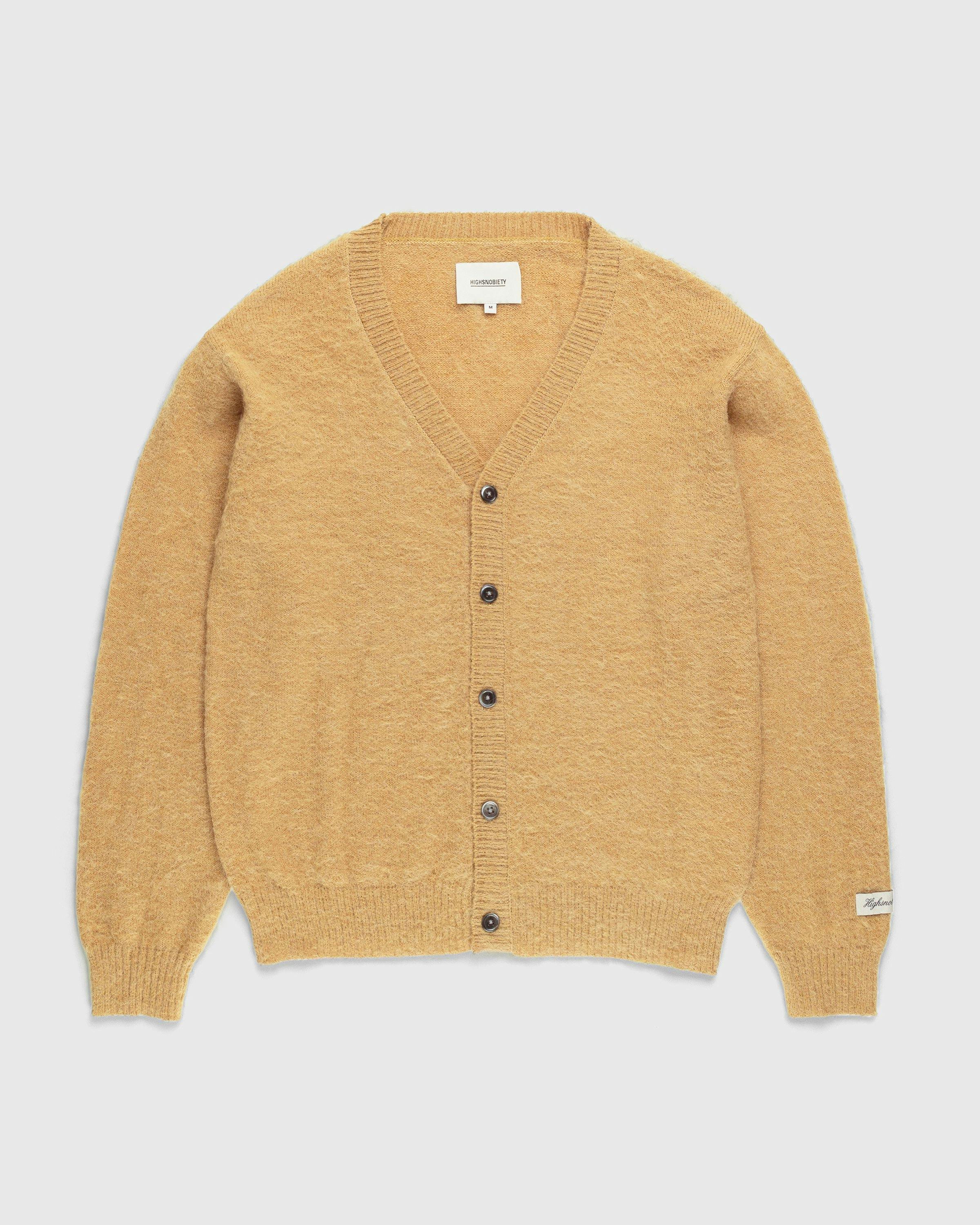 Highsnobiety - Alpaca Cardigan Light Brown - Clothing - Brown - Image 1