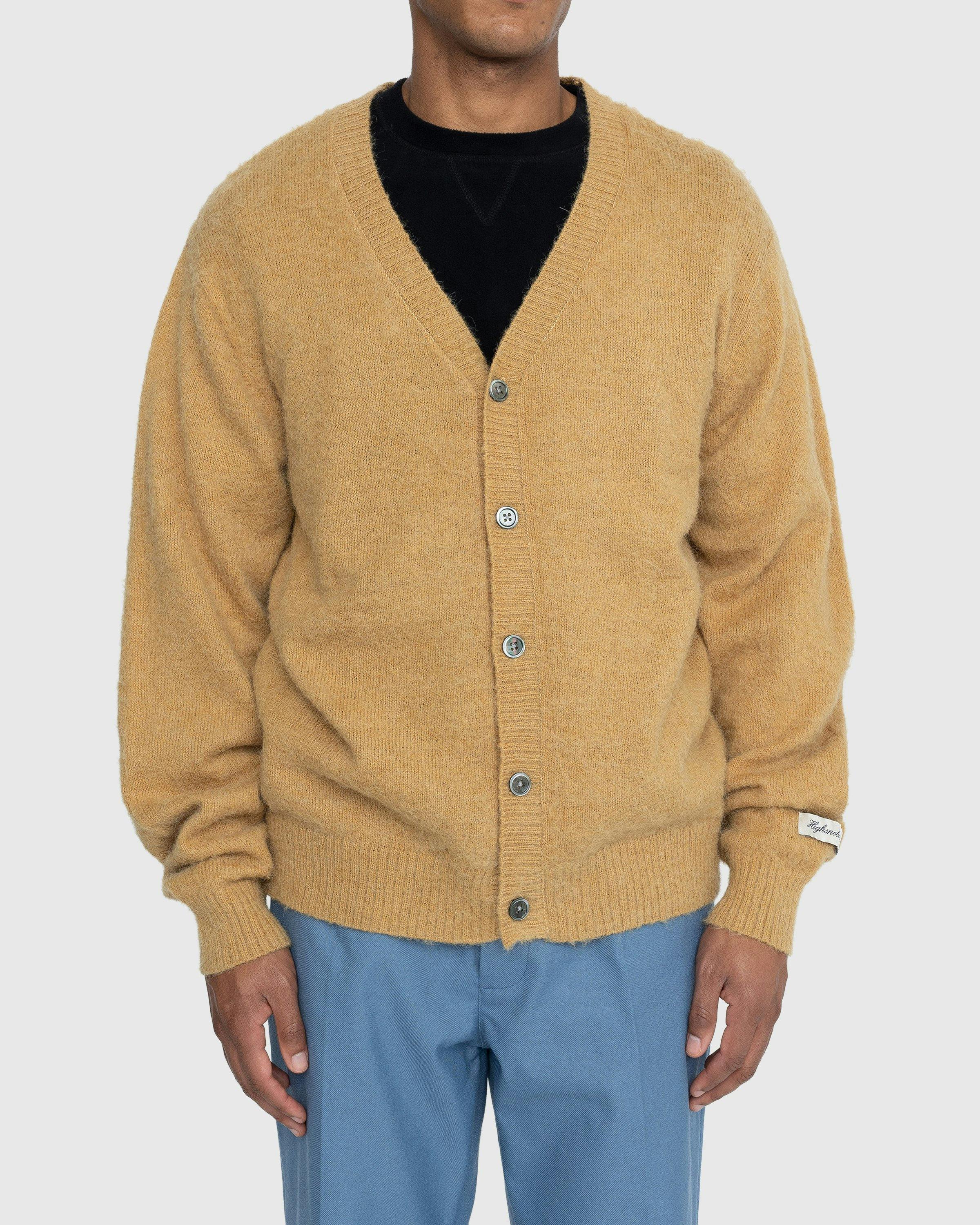 Highsnobiety - Alpaca Cardigan Light Brown - Clothing - Brown - Image 2