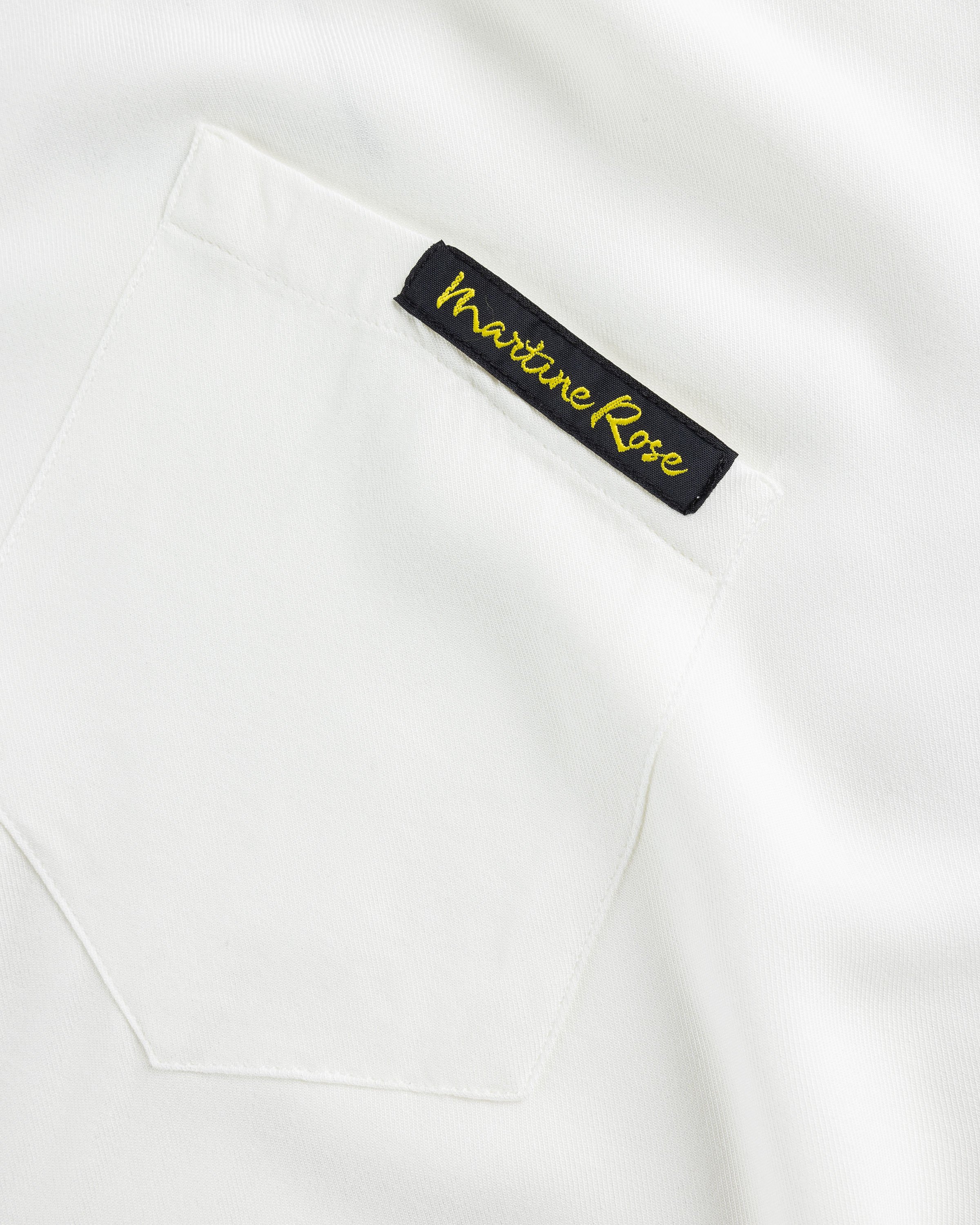 Martine Rose - Boxy Hawaiian Shirt White / Scribble - Clothing - White - Image 7