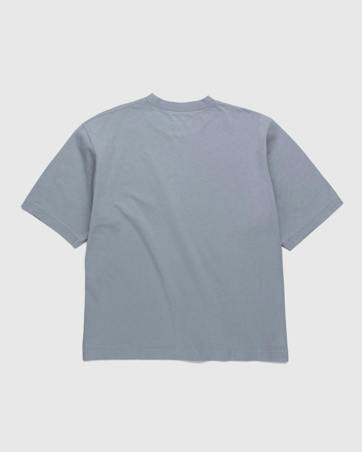 Acne Studios - Organic Cotton Logo T-Shirt Grey - Clothing - Grey - Image 2