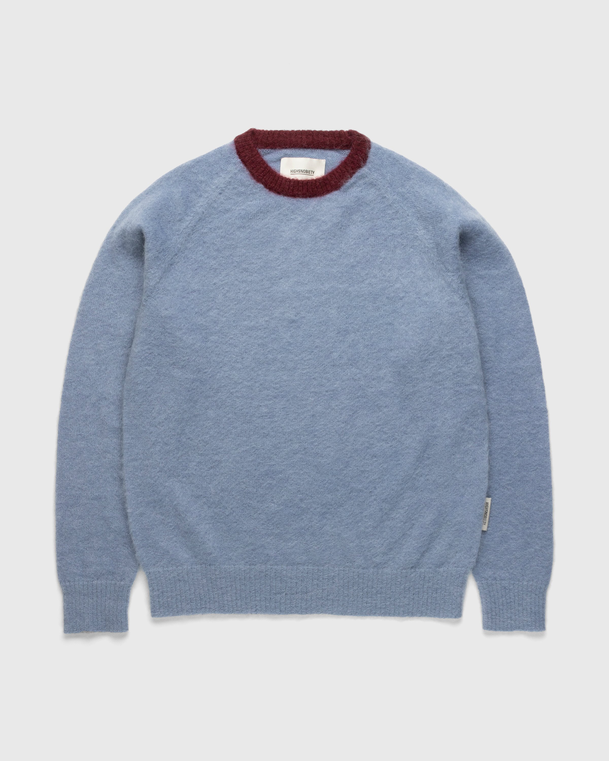 Highsnobiety - Alpaca Sweater Baby Blue - Clothing - Blue - Image 1