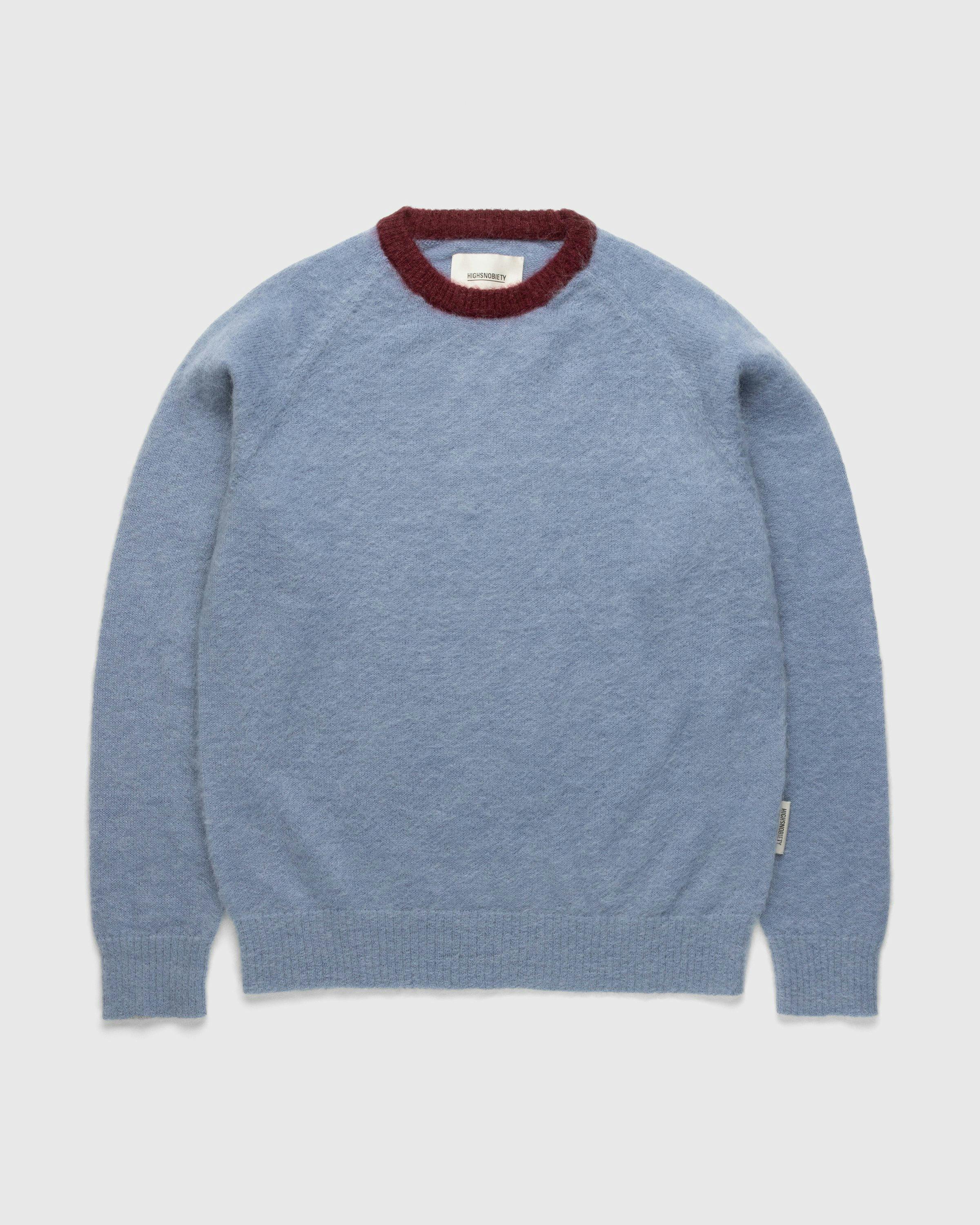 Highsnobiety - Alpaca Sweater Baby Blue - Clothing - Blue - Image 1