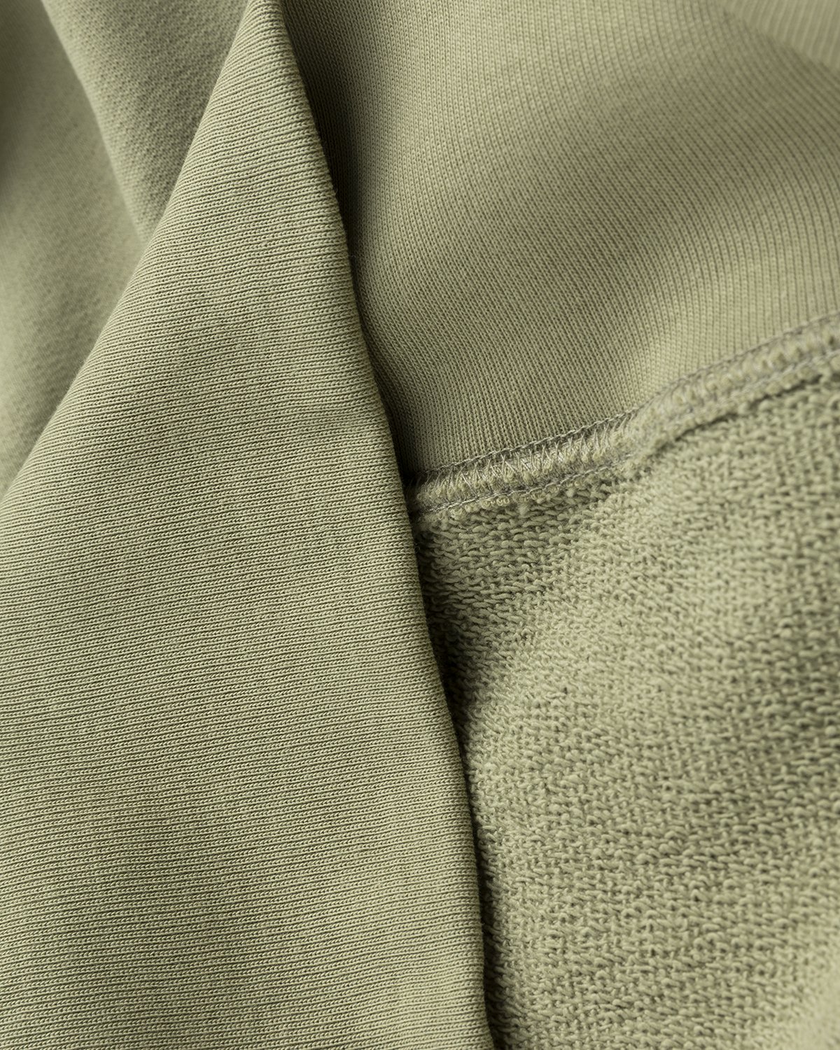Acne Studios - Organic Cotton Hooded Sweatshirt Eucalyptus Green - Clothing - Green - Image 4