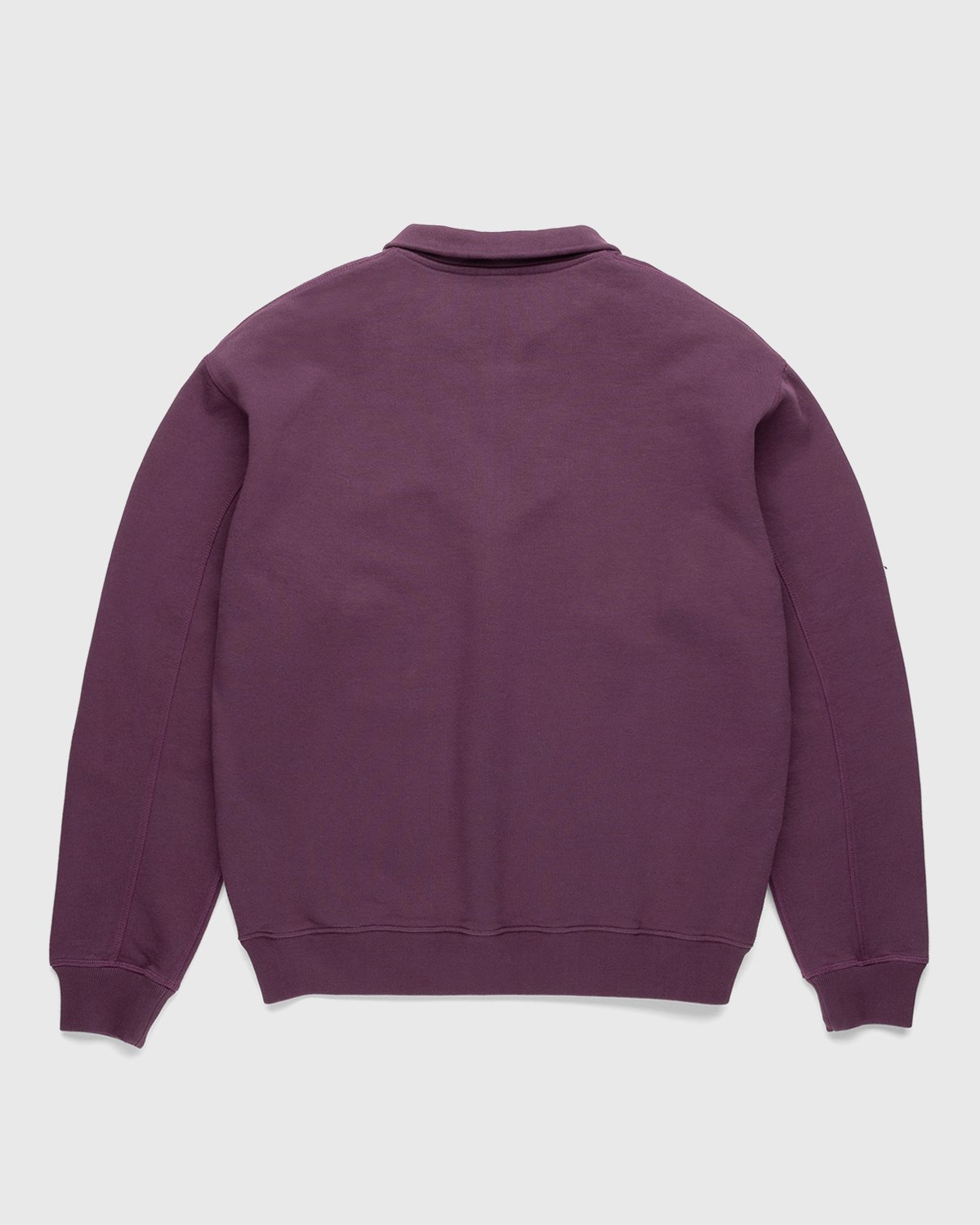Highsnobiety - Zip Mock Neck Staples Fleece Purple - Clothing - Purple - Image 2