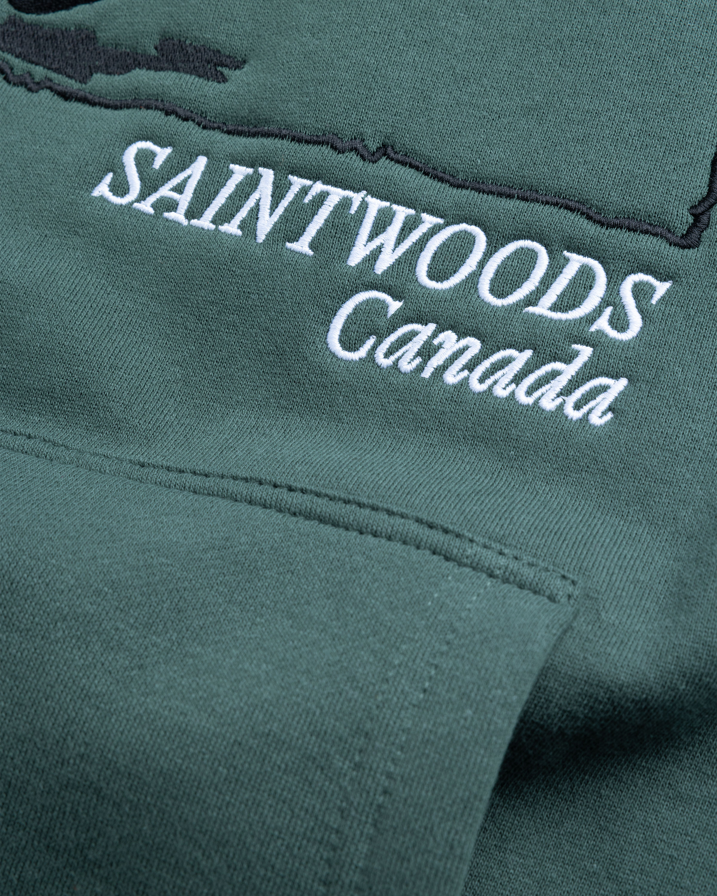 Saintwoods - Run 4 Yer Life Hoodie Alpine Green - Clothing - Green - Image 6