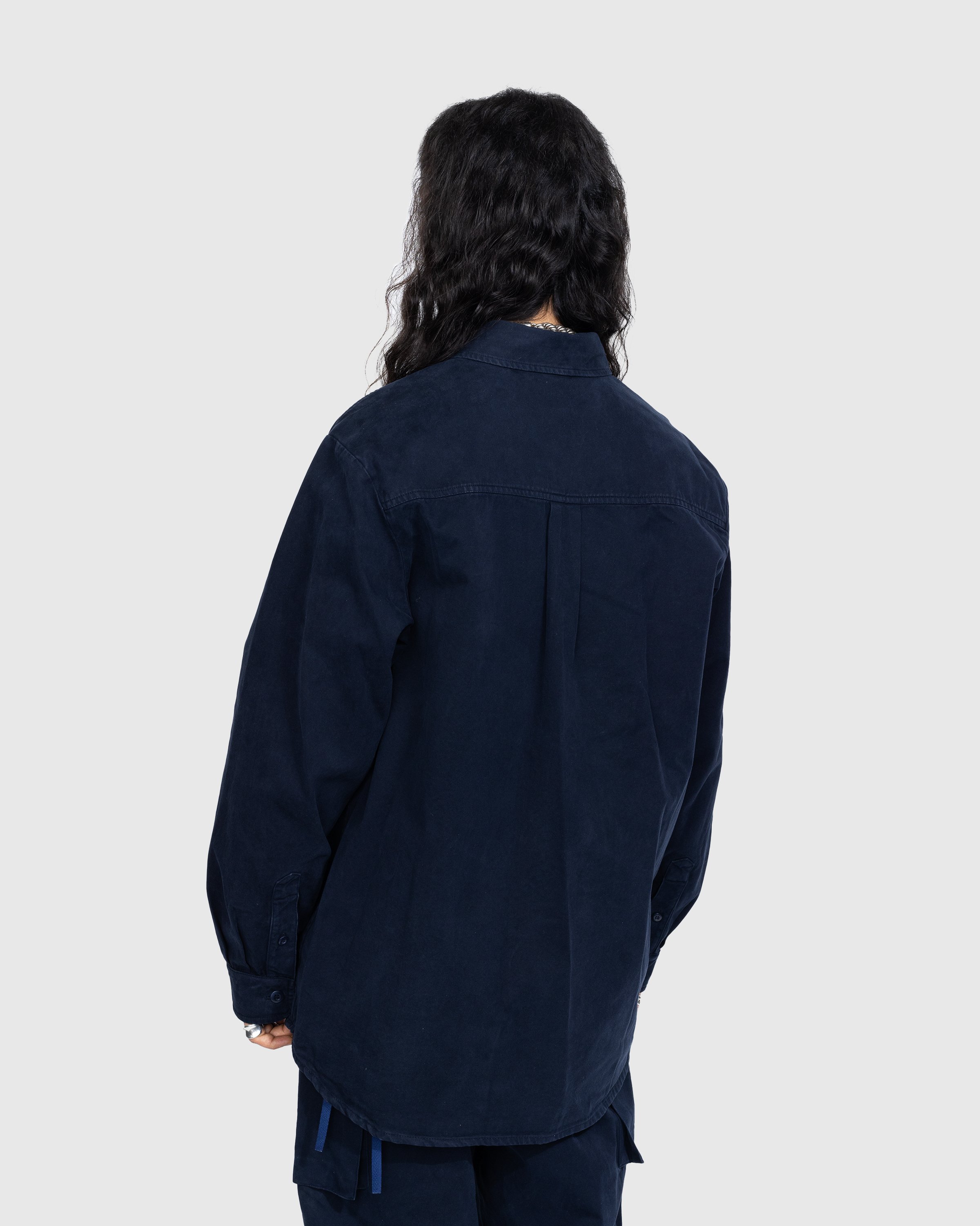 A.P.C. x Jean Touitou - Mainline Overshirt Navy - Clothing - Blue - Image 3