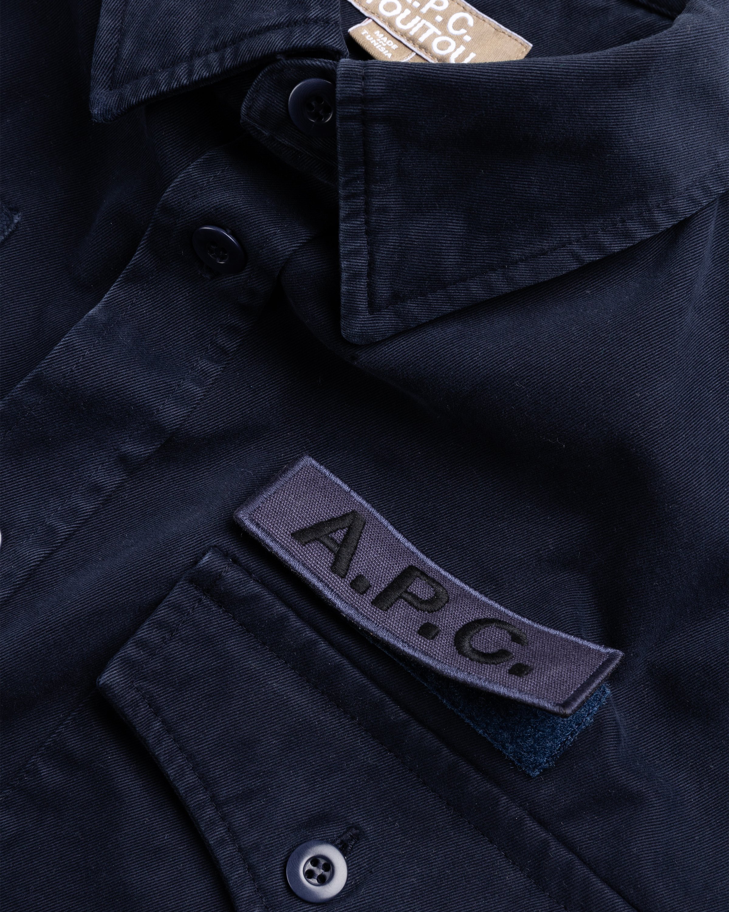 A.P.C. x Jean Touitou - Mainline Overshirt Navy - Clothing - Blue - Image 6