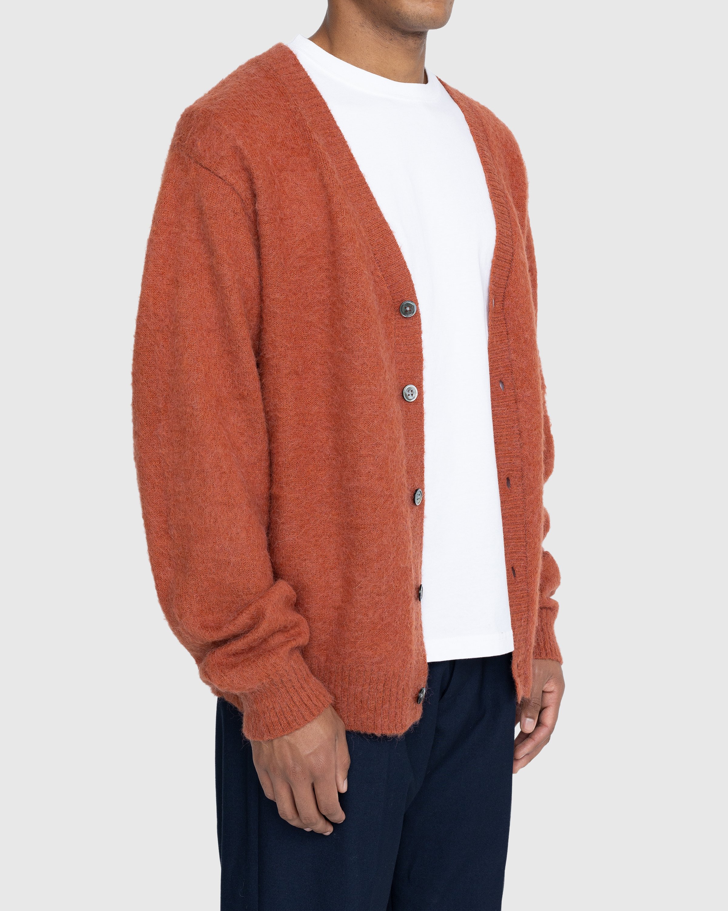 Highsnobiety - Alpaca Cardigan Terracotta - Clothing - Orange - Image 3