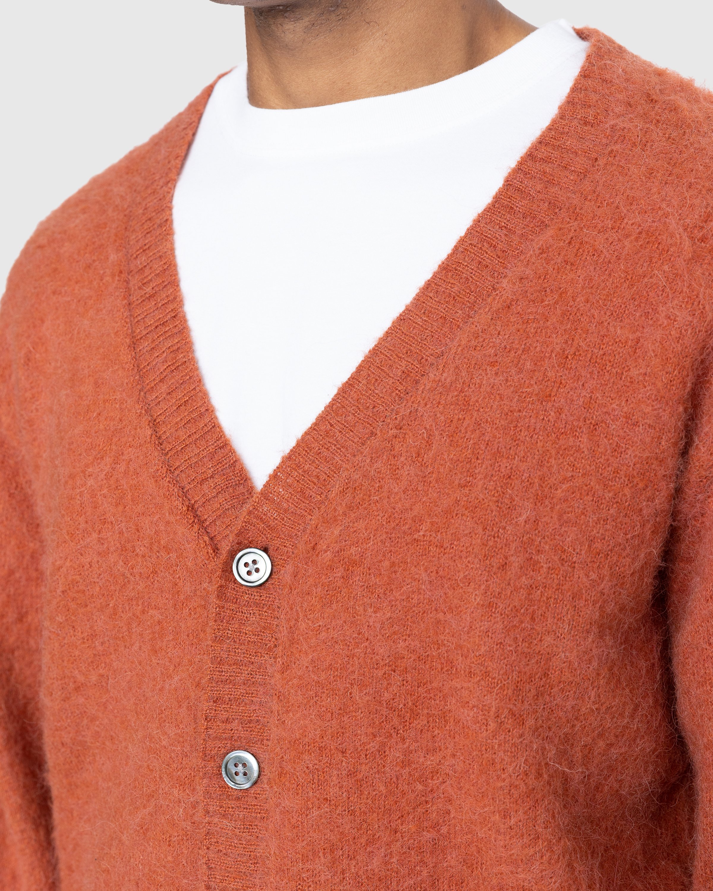 Highsnobiety - Alpaca Cardigan Terracotta - Clothing - Orange - Image 6