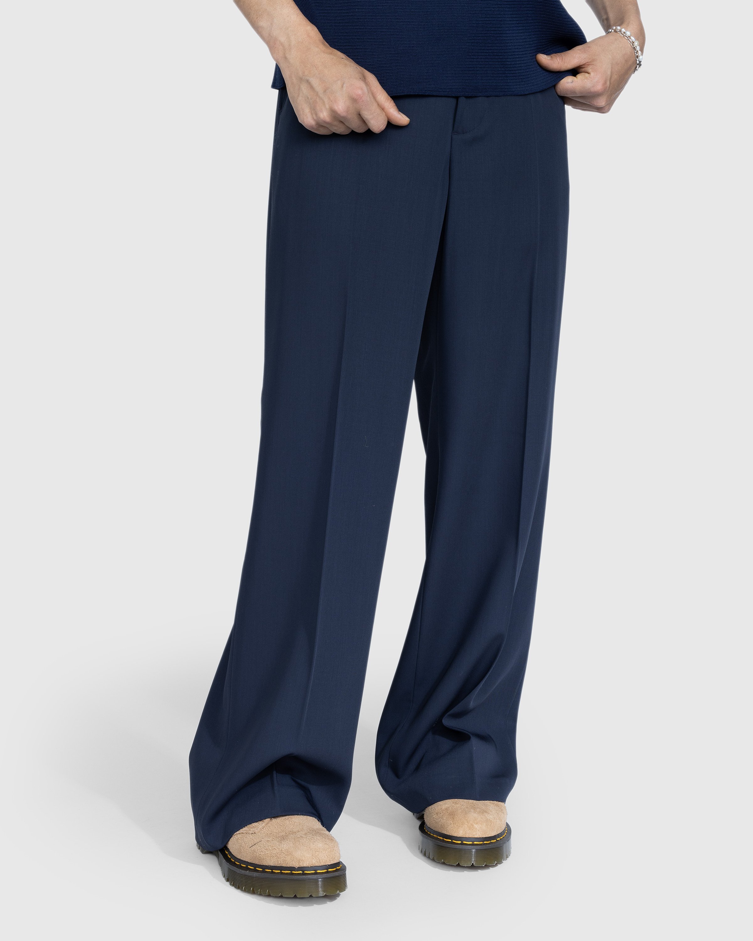 Our Legacy - Sailor Trouser Phantom Blue Summer Wool - Clothing - Blue - Image 2
