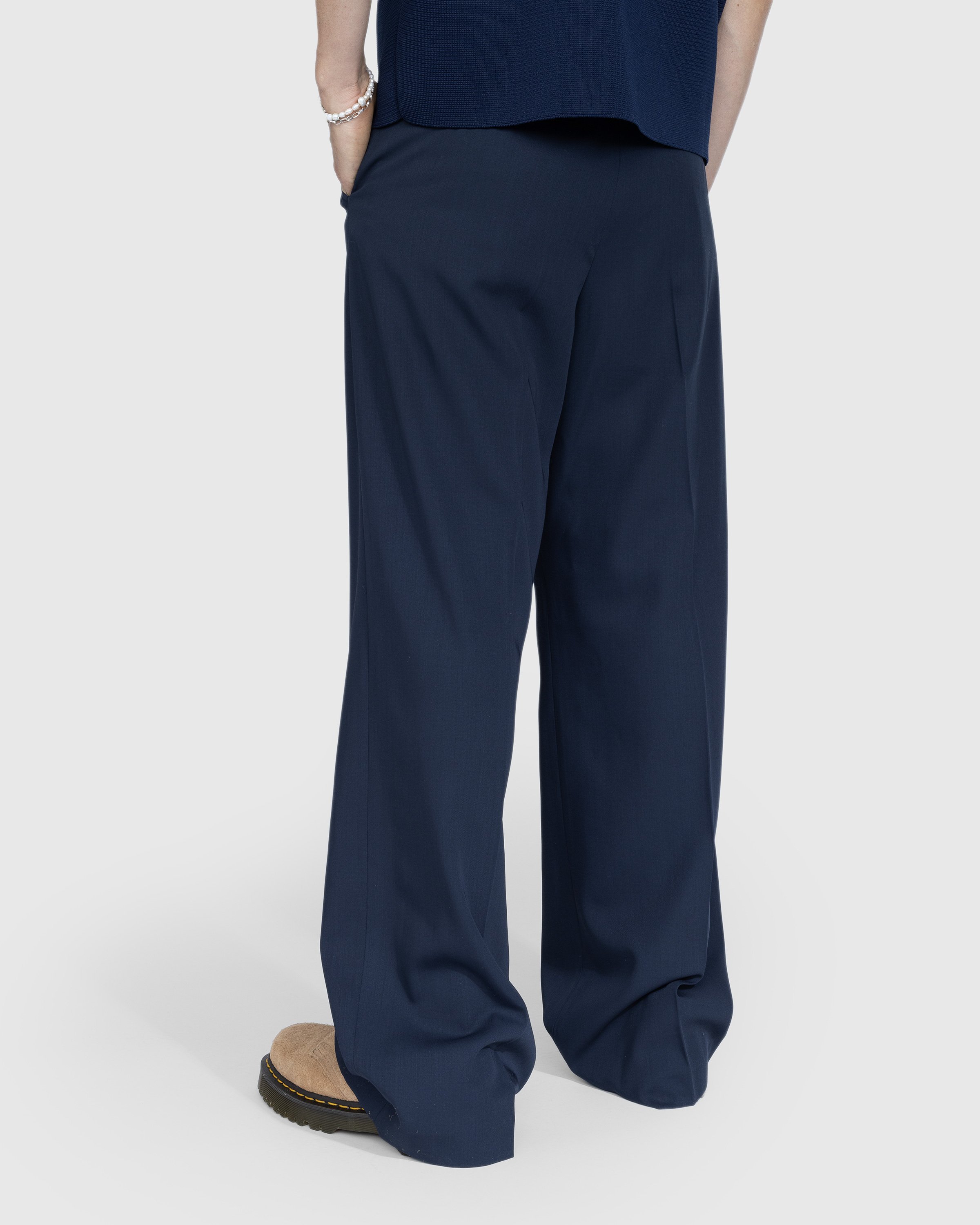 Our Legacy - Sailor Trouser Phantom Blue Summer Wool - Clothing - Blue - Image 3