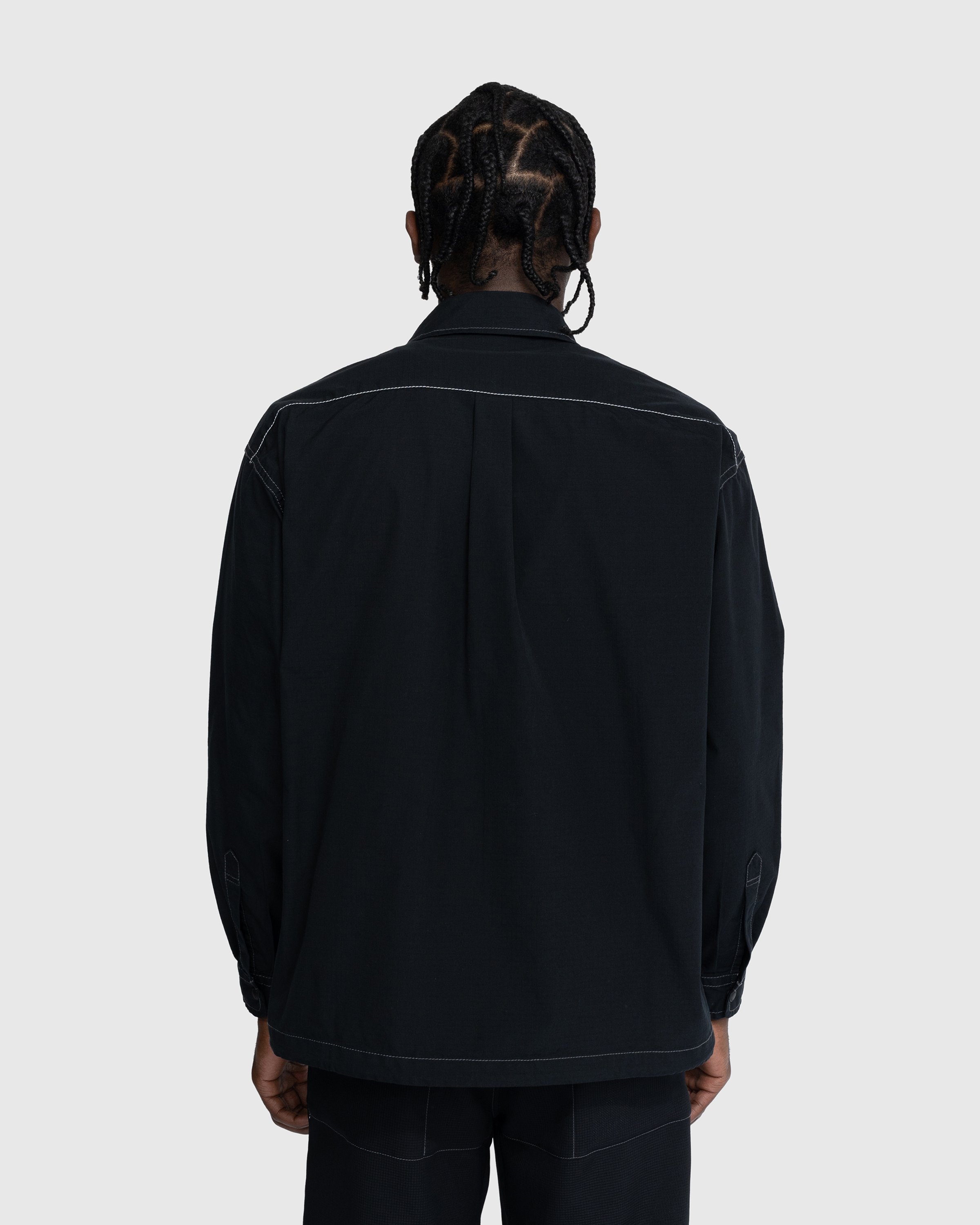 And Wander - Dry Ripstop Shirt Jacket Black - Clothing - Black - Image 3