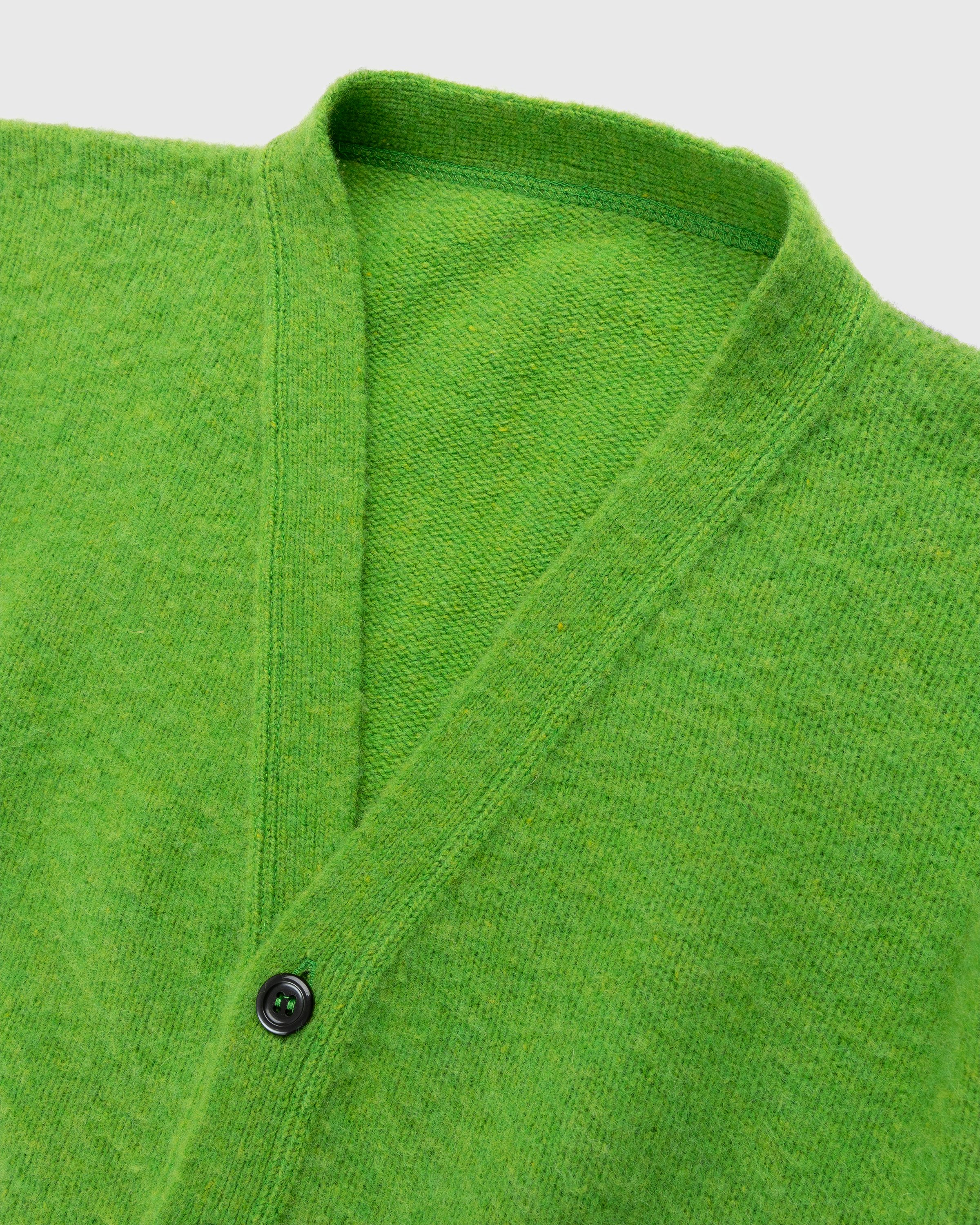 J. Press x Highsnobiety - Shaggy Dog Cardigan Green - Clothing - Green - Image 3