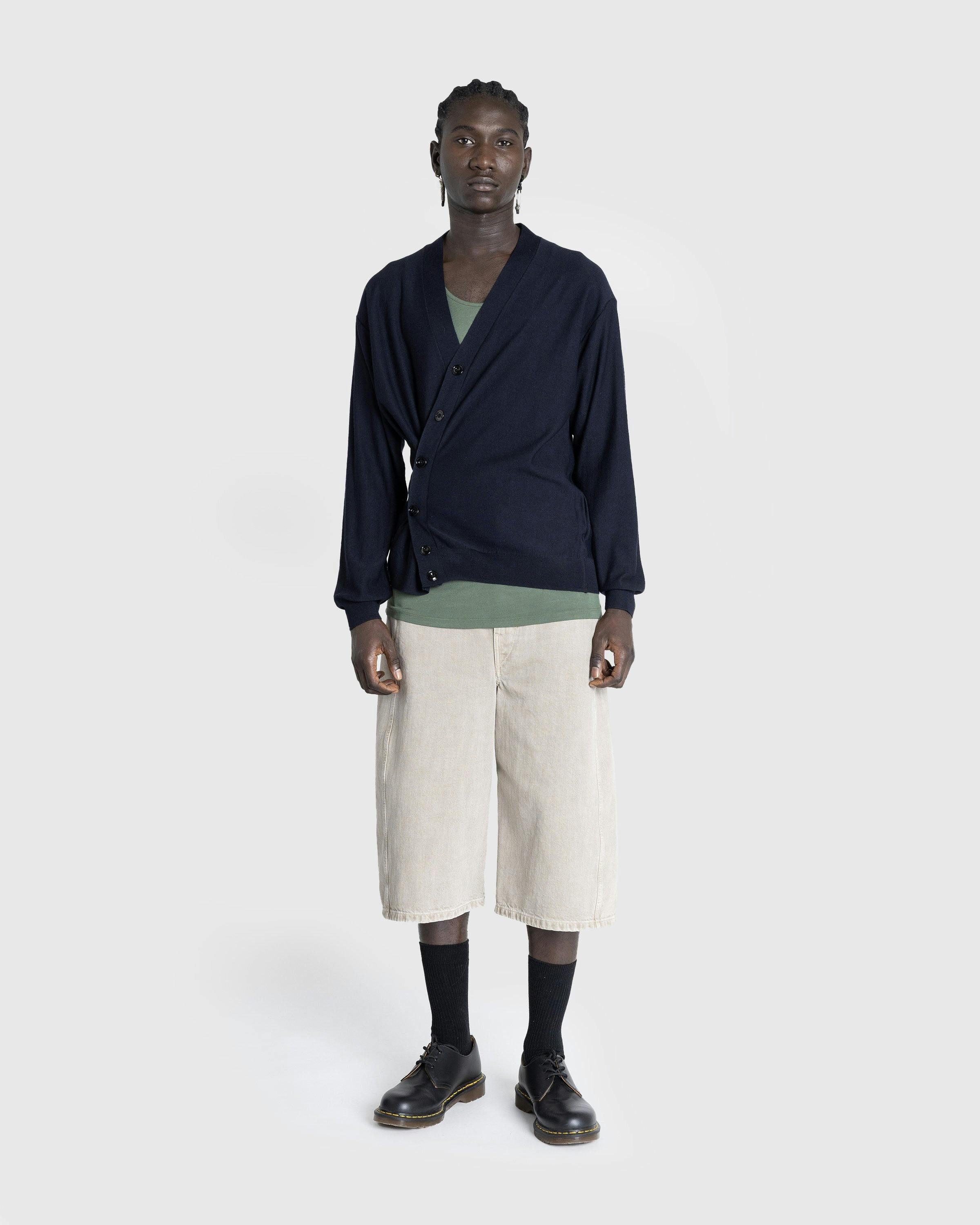 Lemaire – Relaxed Twisted Cardigan Dark Navy Lemaire – Relaxed Twisted Cardigan Dark Navy
