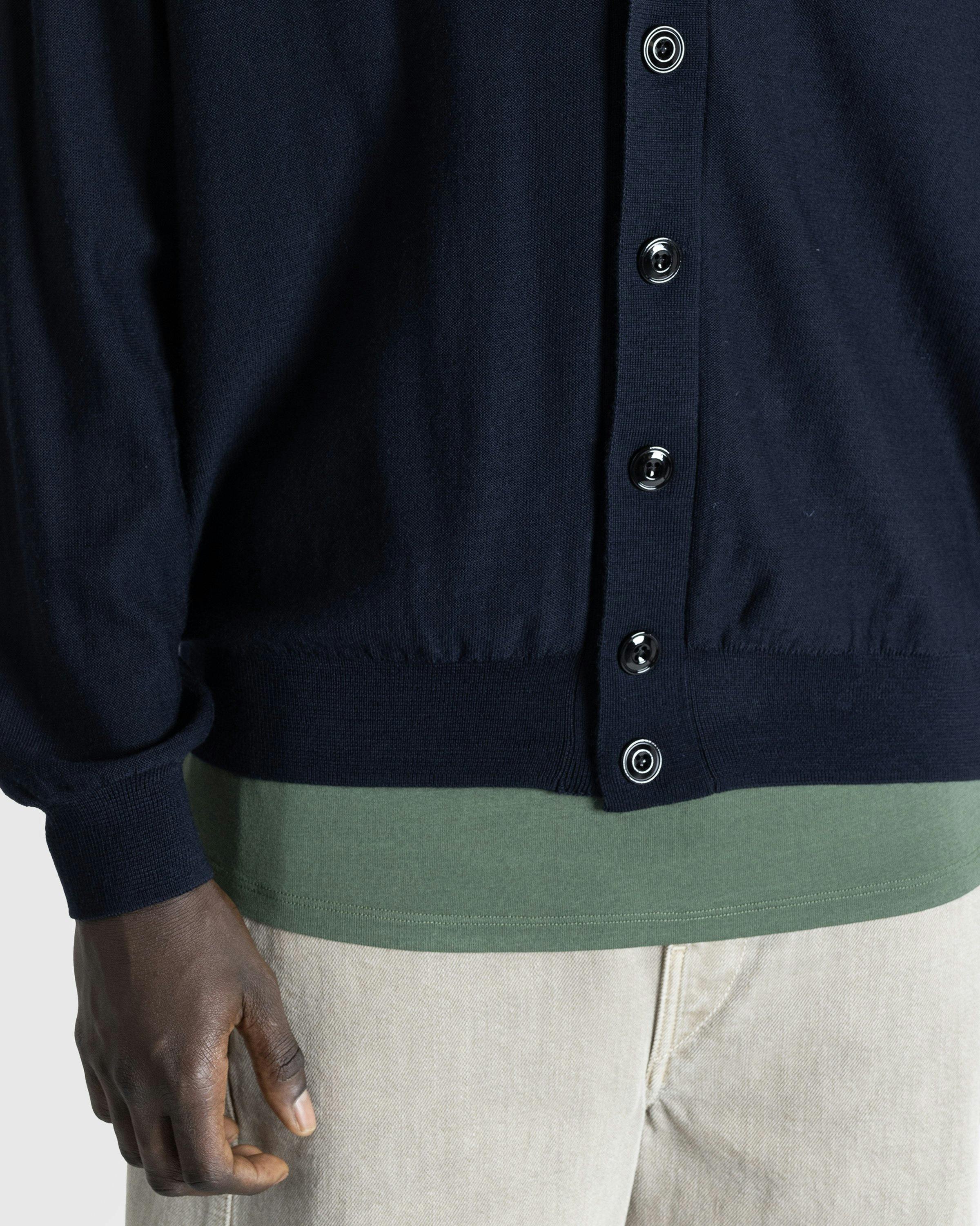 Lemaire – Relaxed Twisted Cardigan Dark Navy Lemaire – Relaxed Twisted Cardigan Dark Navy
