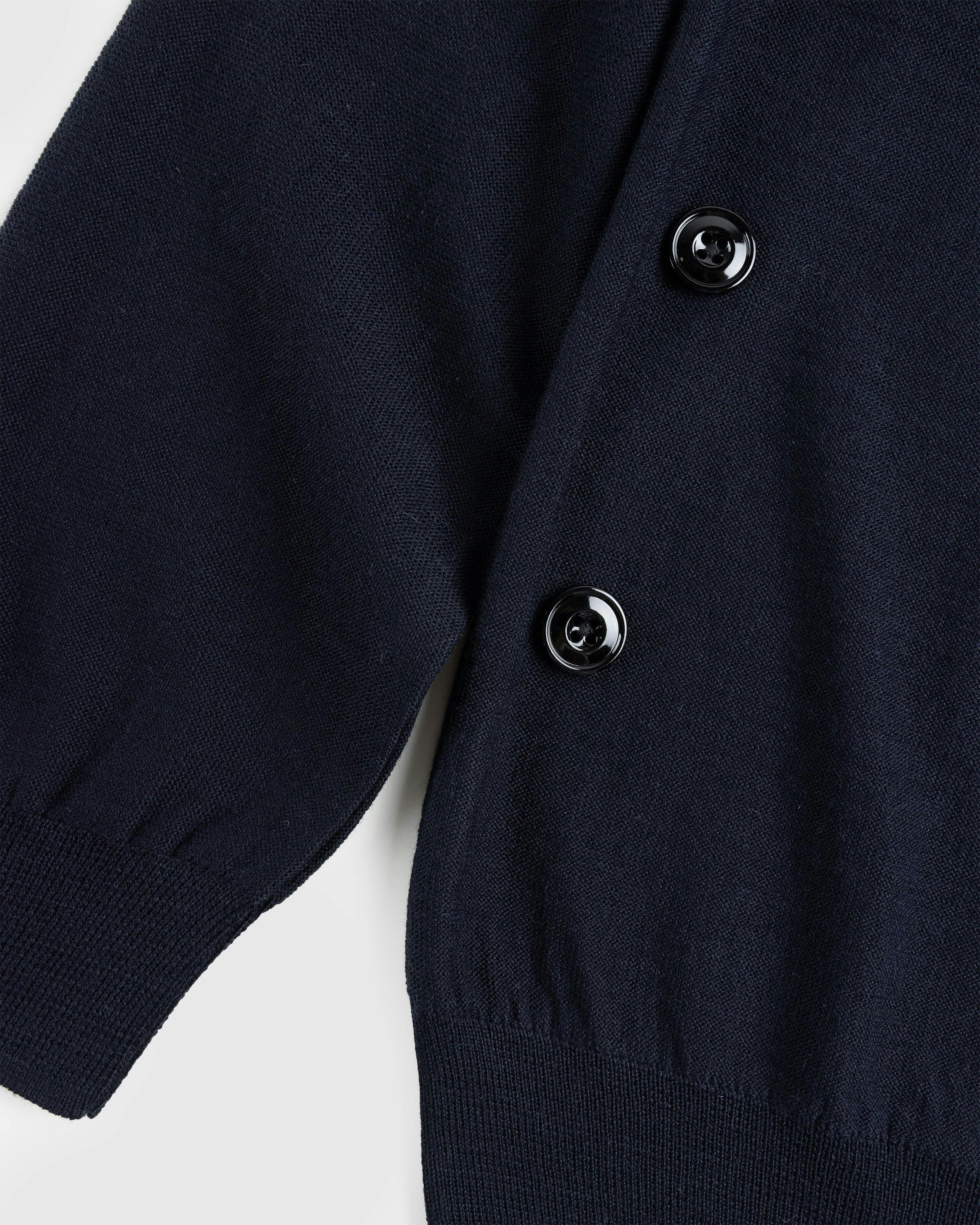 Lemaire – Relaxed Twisted Cardigan Dark Navy | Highsnobiety Shop
