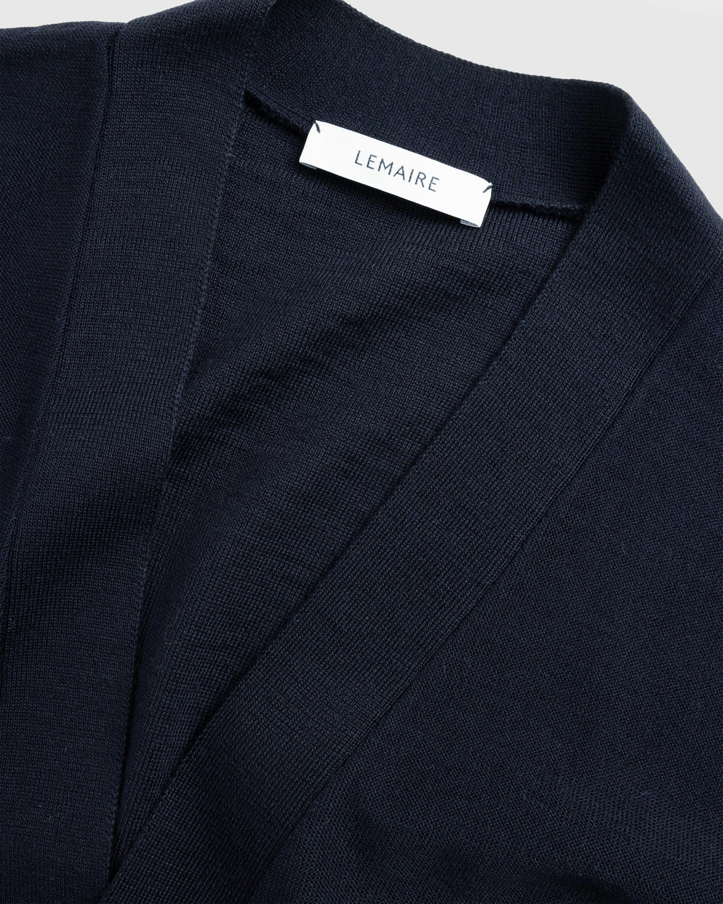 Lemaire – Relaxed Twisted Cardigan Dark Navy Lemaire – Relaxed Twisted Cardigan Dark Navy