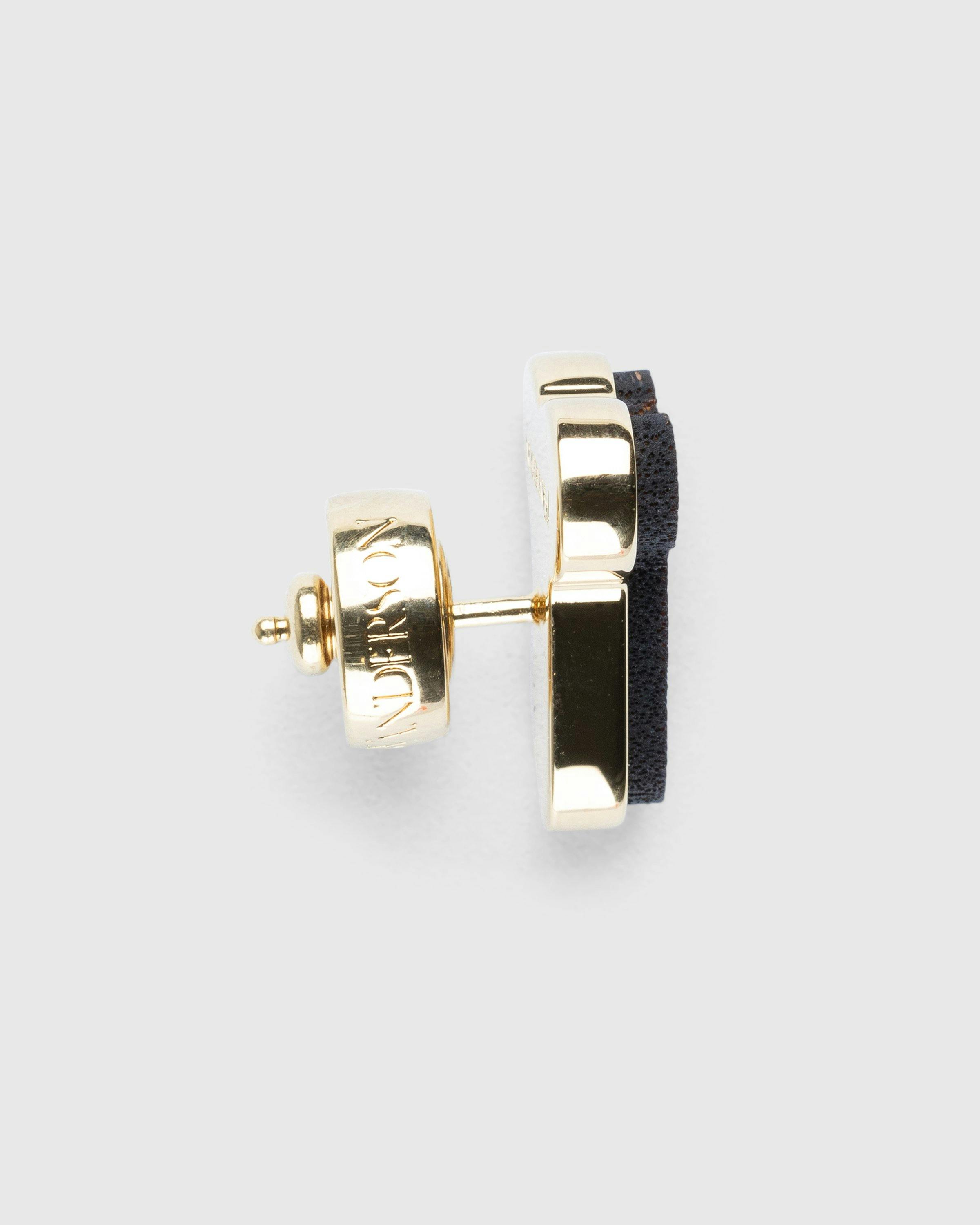 J.W. Anderson - PENIS STUD EARRING - Accessories - Brown - Image 2