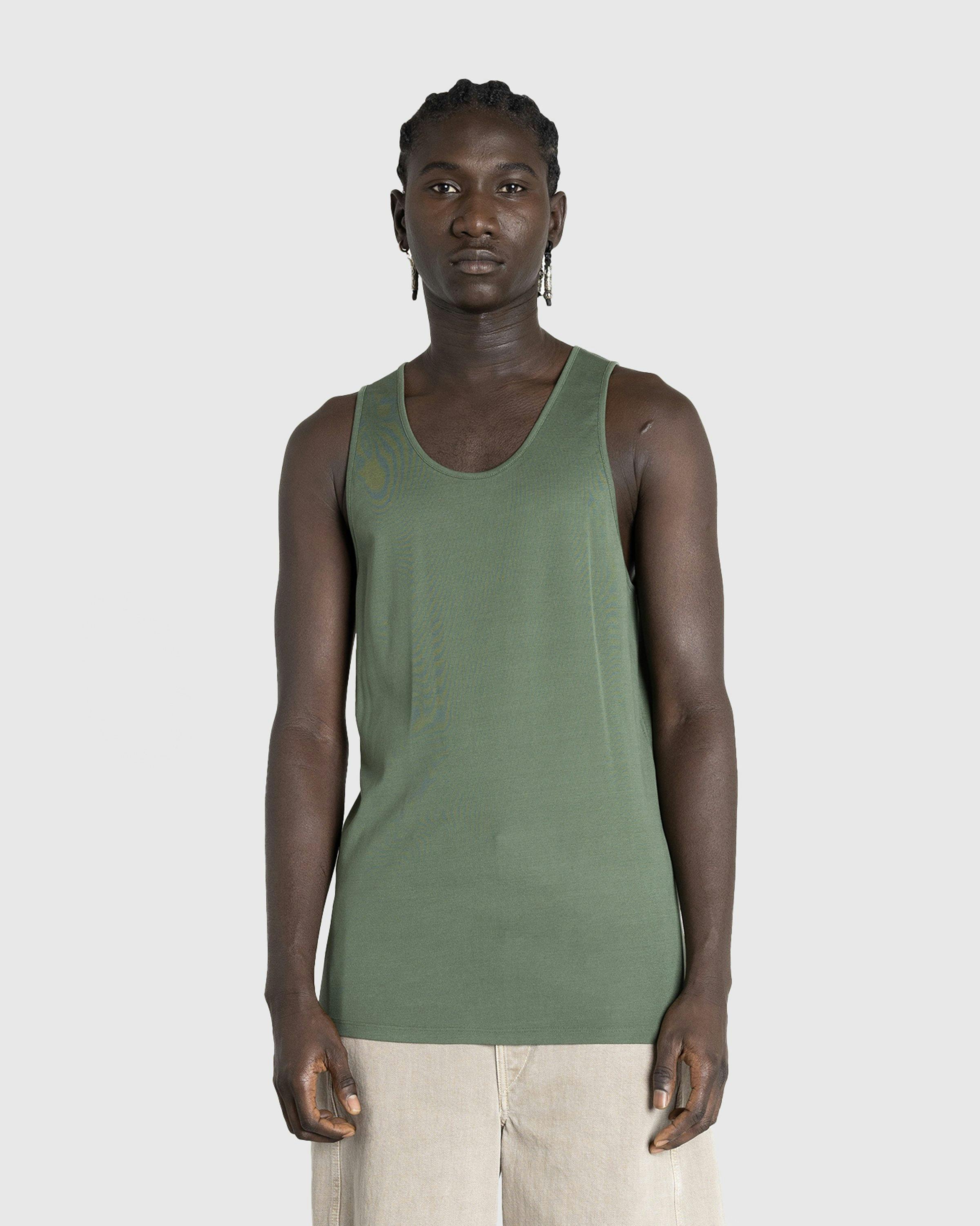 Lemaire - RIB DEBARDEUR Green - Clothing - Green - Image 2