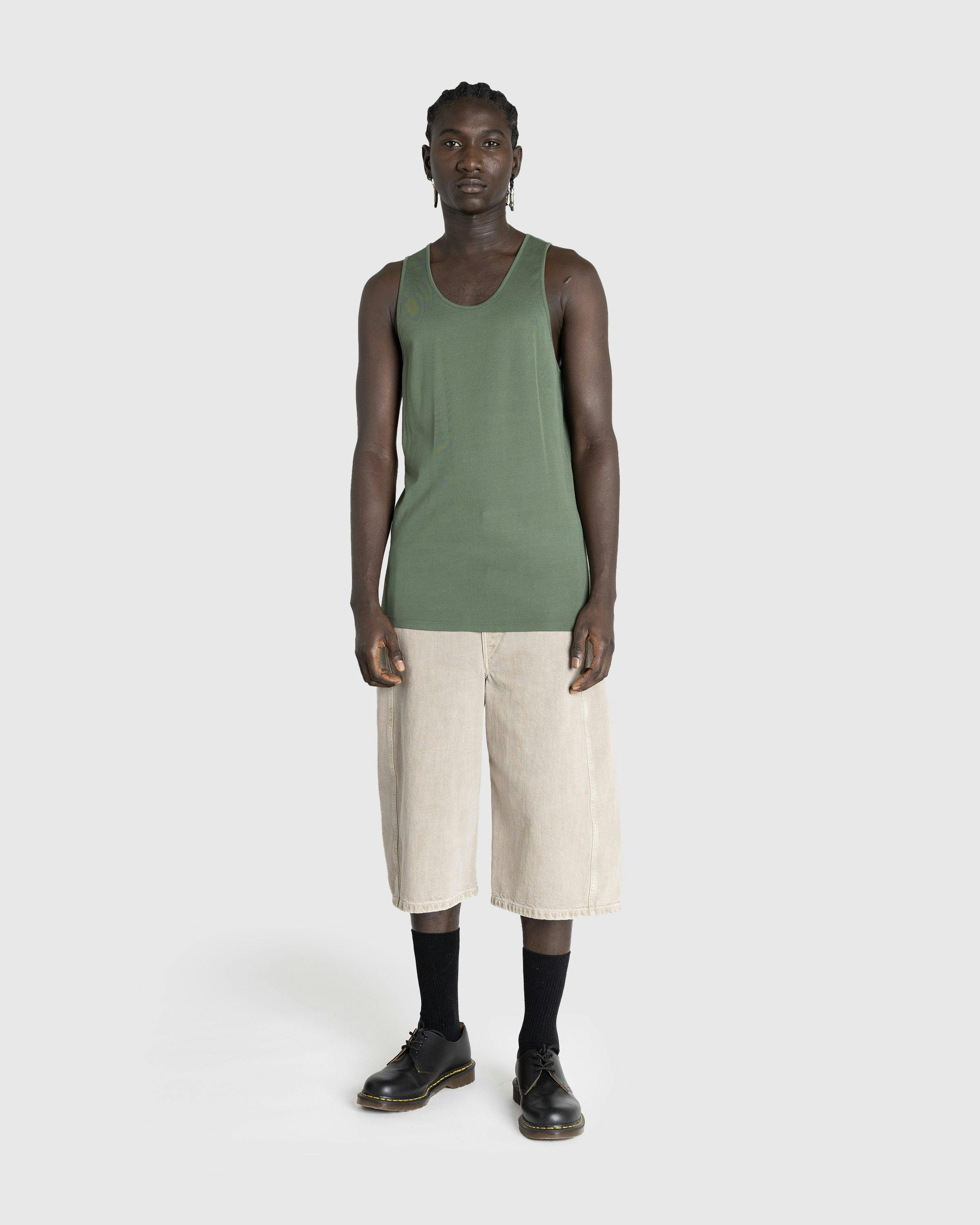 Lemaire - RIB DEBARDEUR Green - Clothing - Green - Image 3