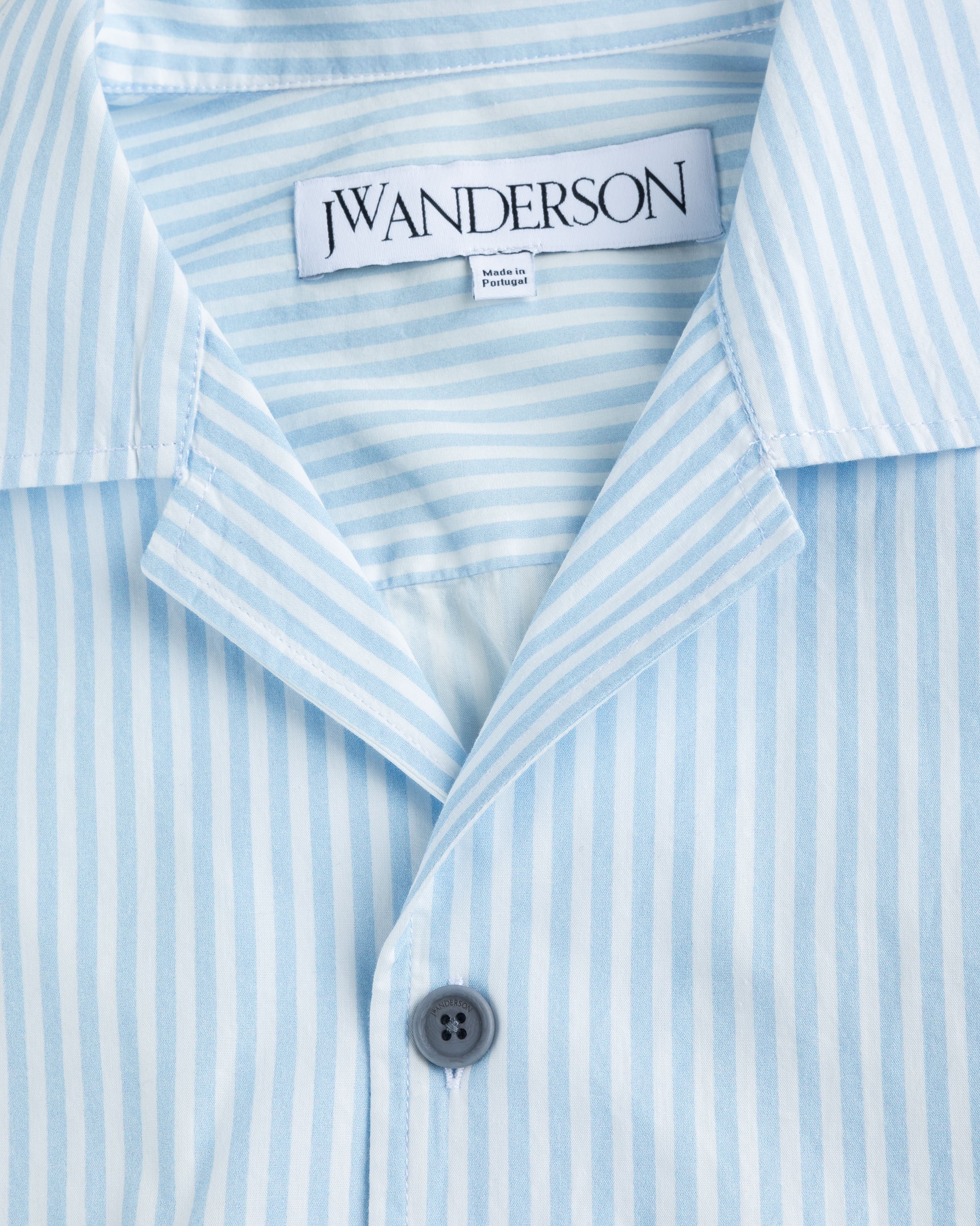 J.W. Anderson - BOXY FIT SHORT SLEEVE SHIRT - Clothing - Blue - Image 6