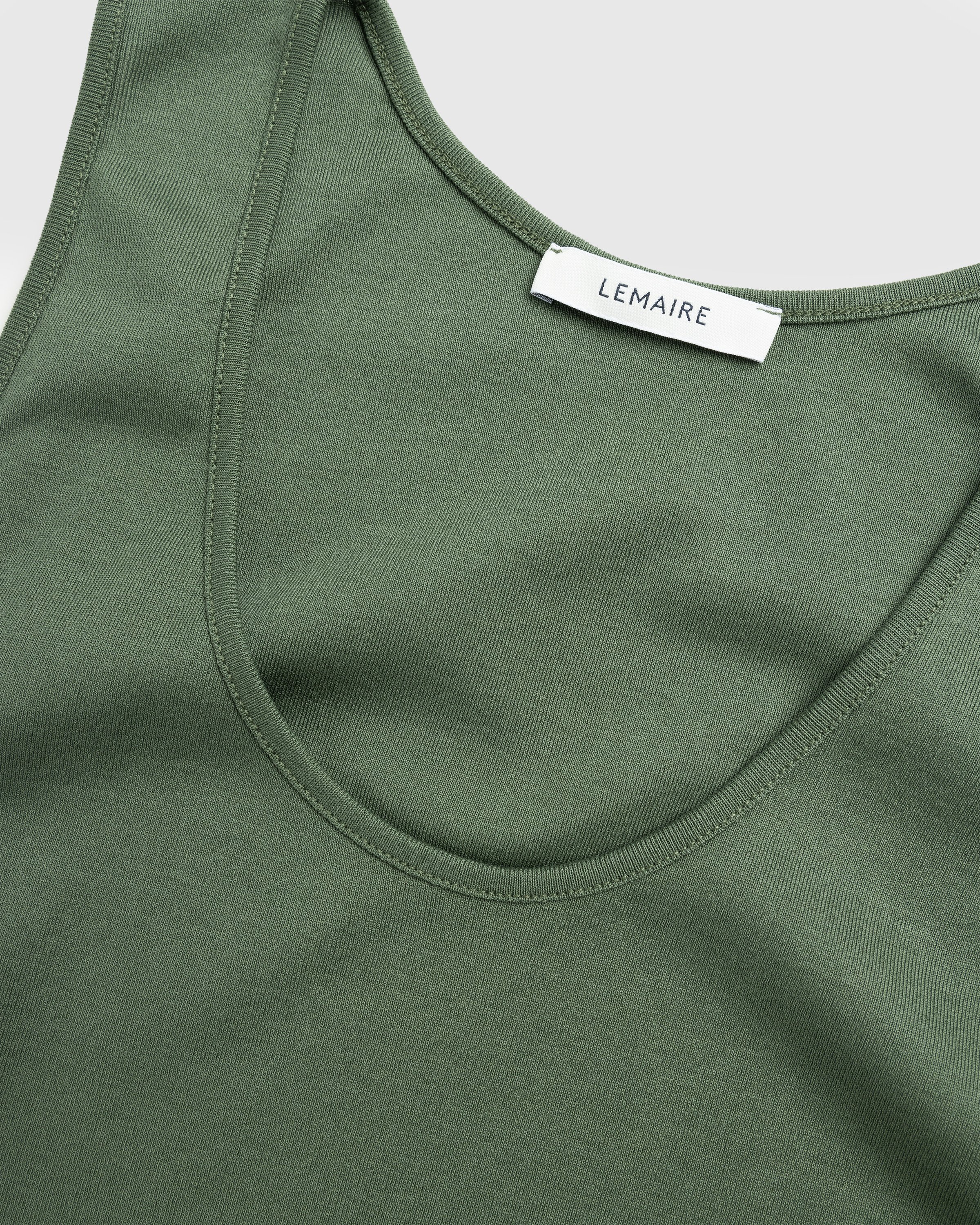 Lemaire - RIB DEBARDEUR Green - Clothing - Green - Image 6