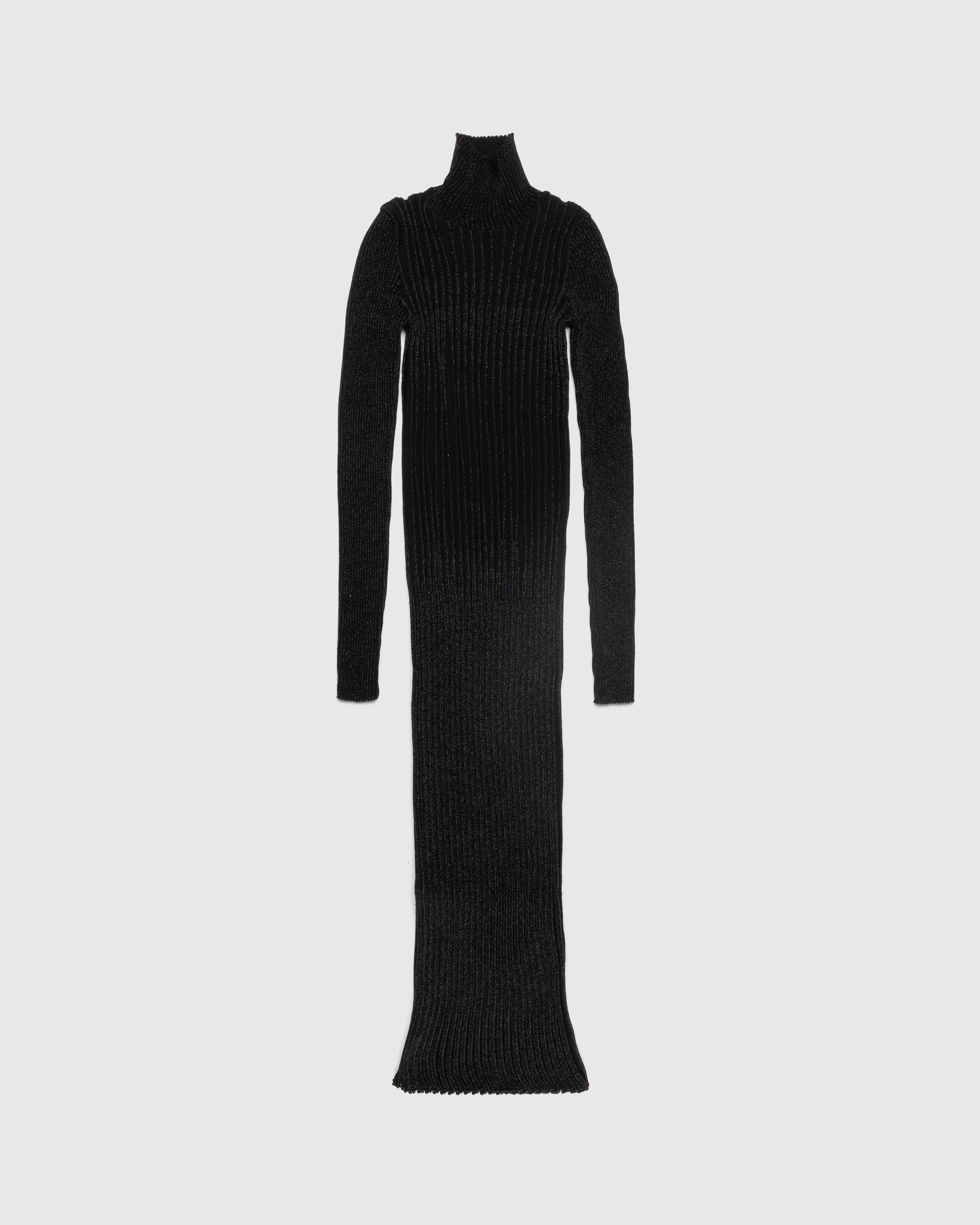 Jean Paul Gaultier - High Neck Long Dress Black - Clothing - Black - Image 1