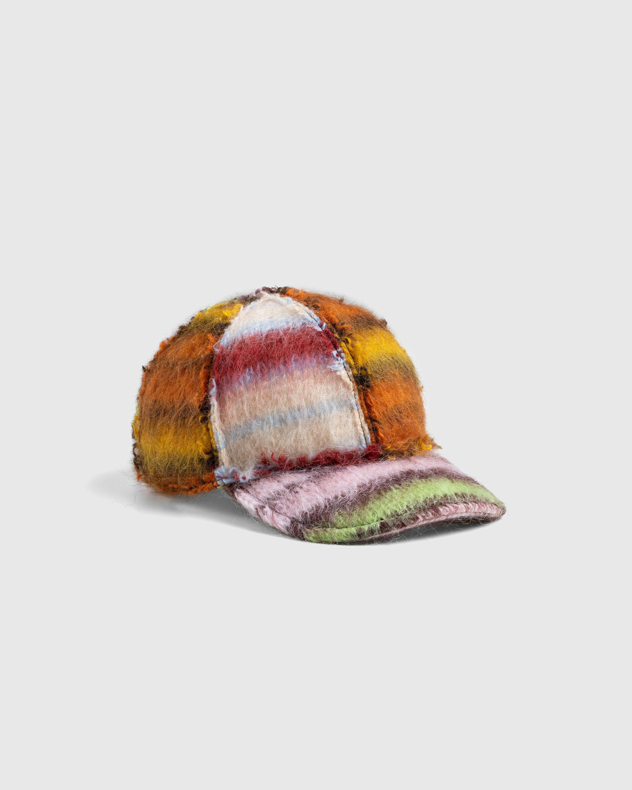 Marni - Color-Block Mohair Cap Multi - Accessories - Multi - Image 1