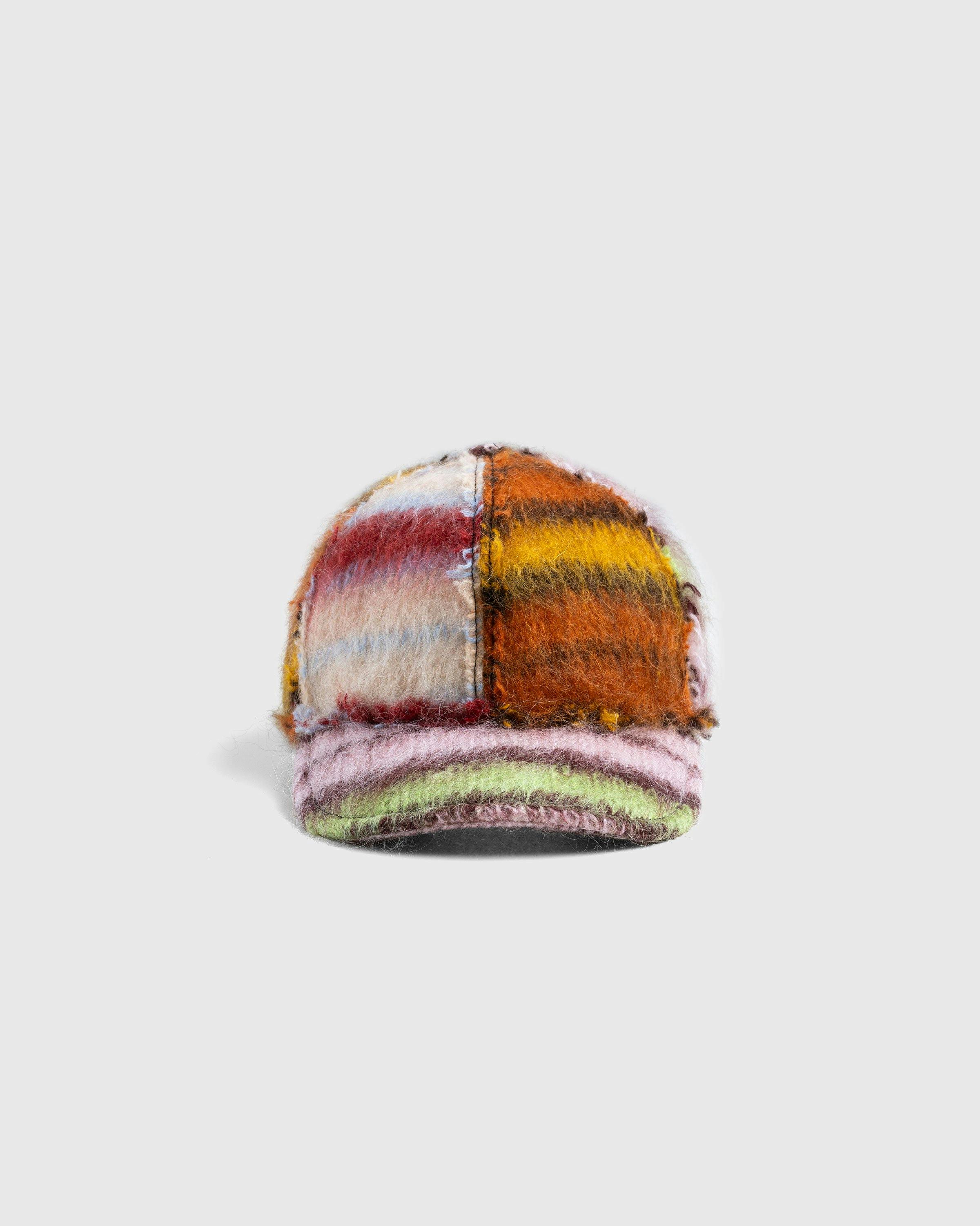 Marni - Color-Block Mohair Cap Multi - Accessories - Multi - Image 2