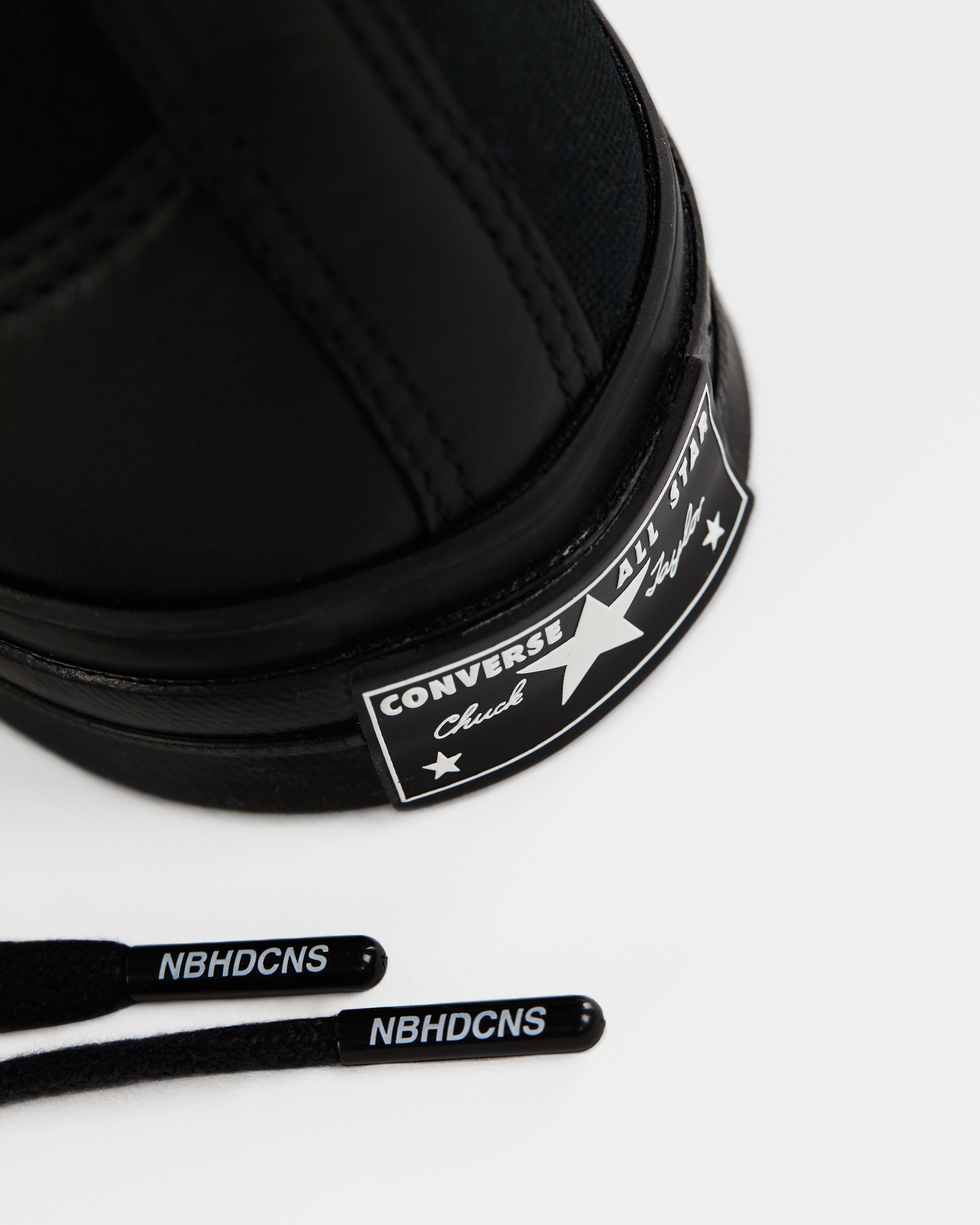 NBHD x Converse - Chuck 70 Moto Hi Black - Footwear - Black - Image 6