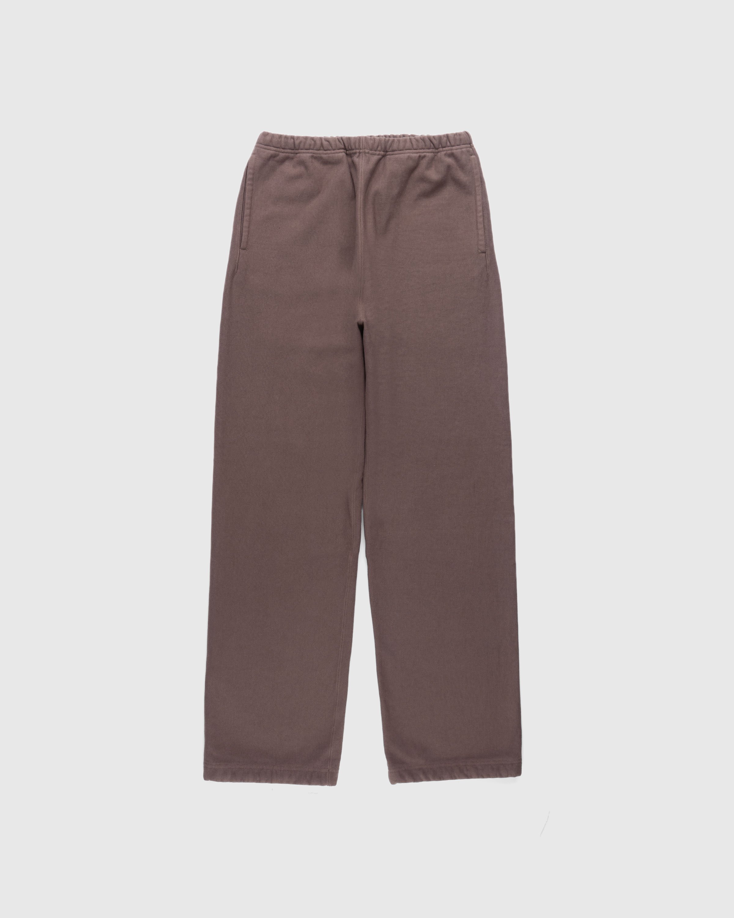 Auralee - Super Milled Sweat Pants Brown - Clothing - Brown - Image 1