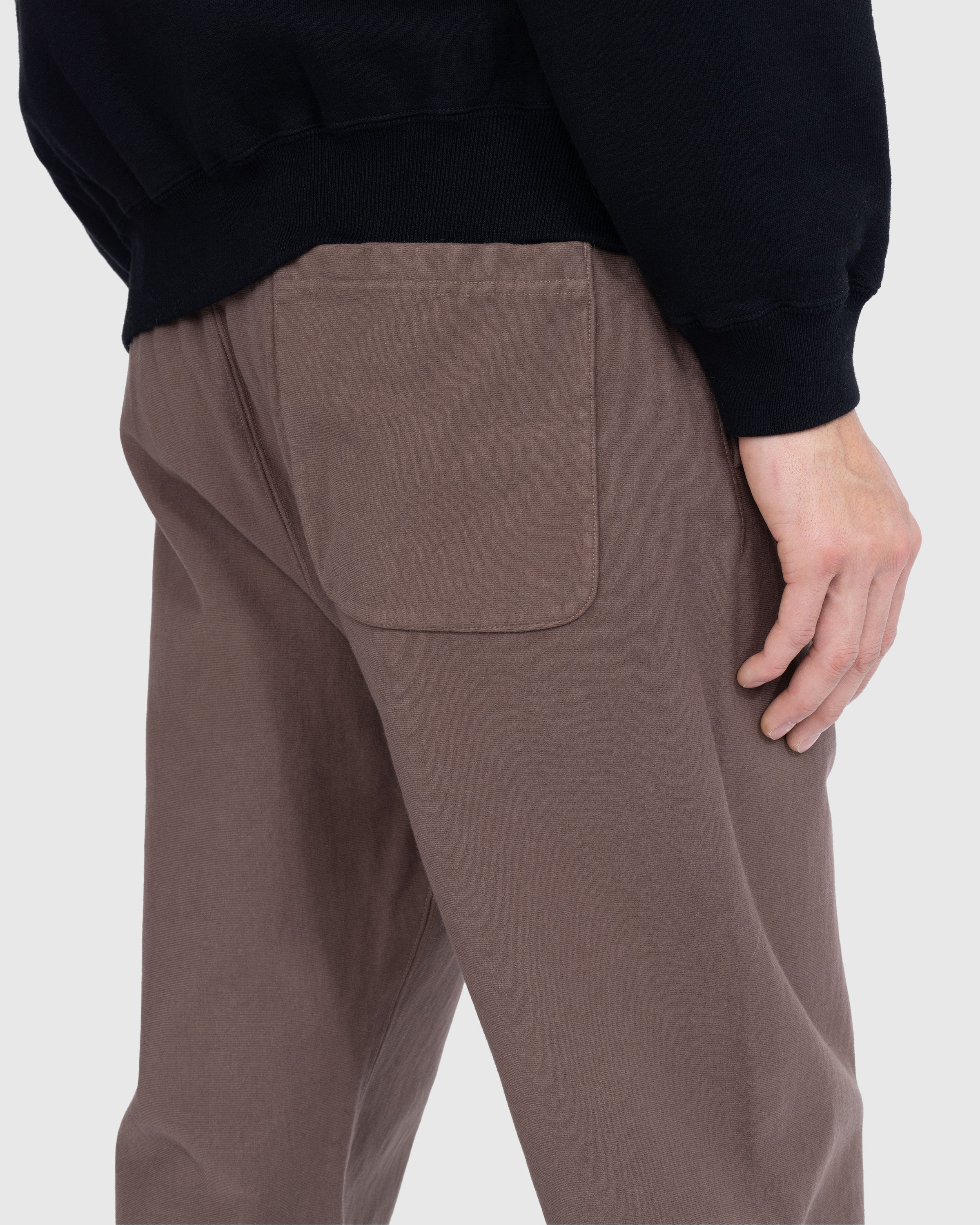 Auralee - Super Milled Sweat Pants Brown - Clothing - Brown - Image 7